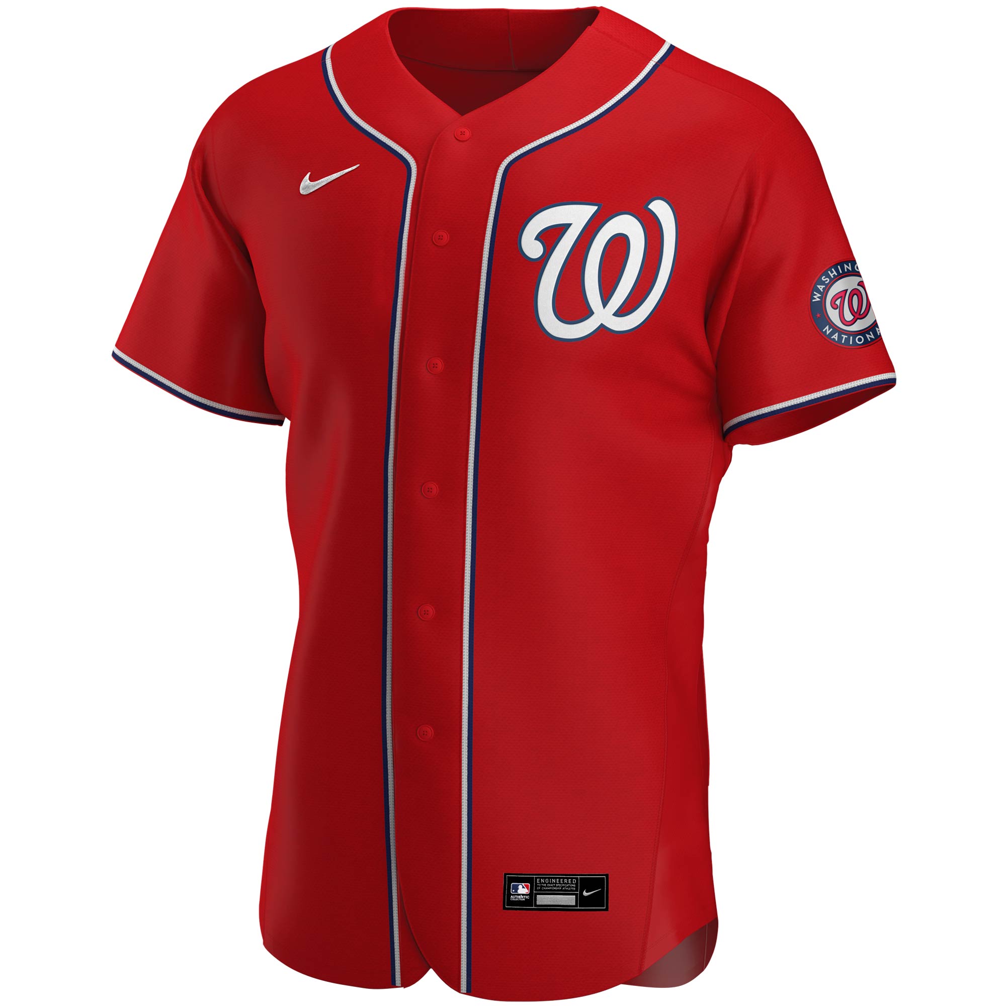 Washington NationalsAlternate Authentic Team Jersey - Red