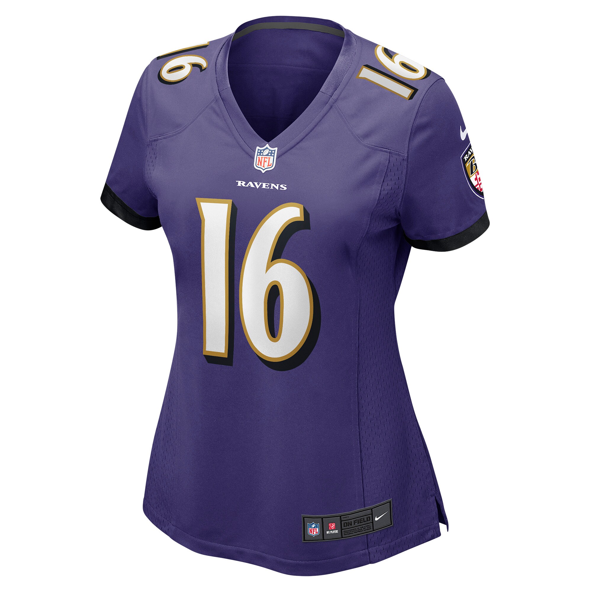 Tylan Wallace Baltimore Ravens Women's Game Jersey - Purple