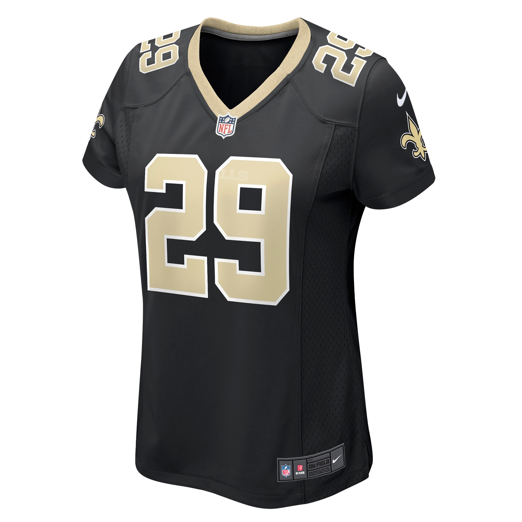 Paulson Adebo New Orleans Saints Women's Game Jersey - Black