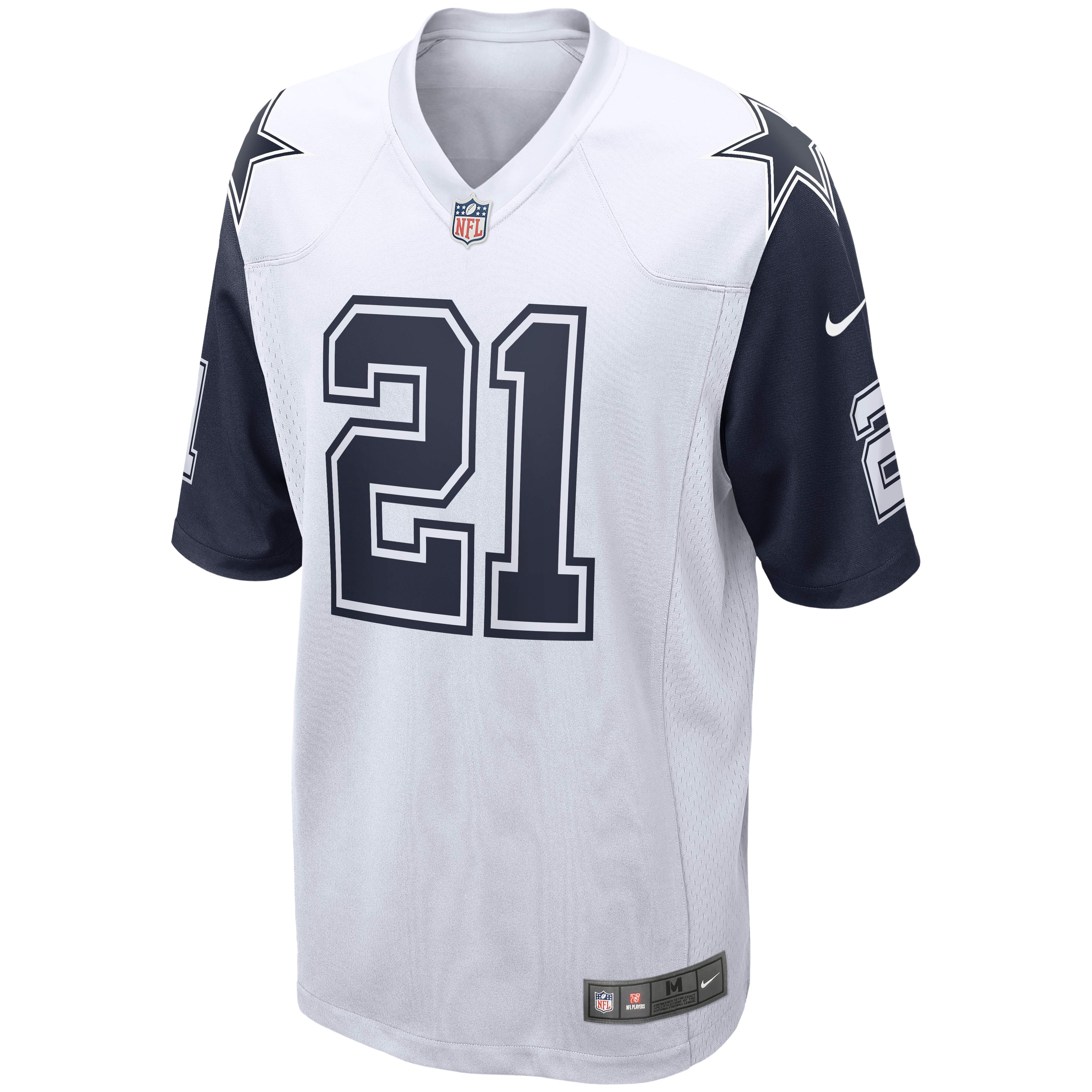 Ezekiel Elliott Dallas CowboysAlternate Game Jersey - White