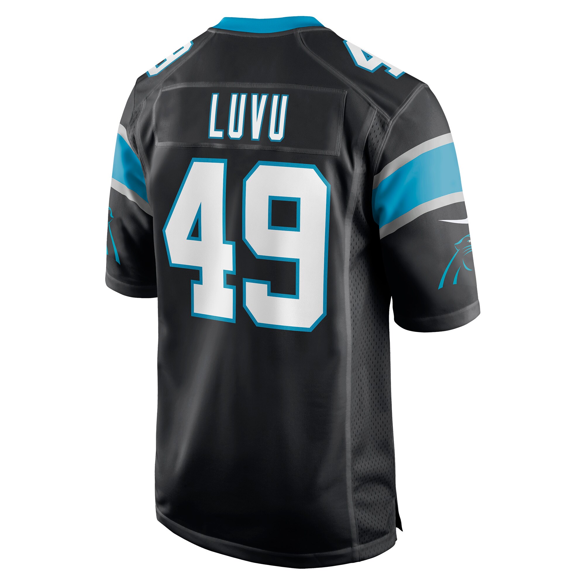 Frankie Luvu Carolina PanthersGame Jersey - Black