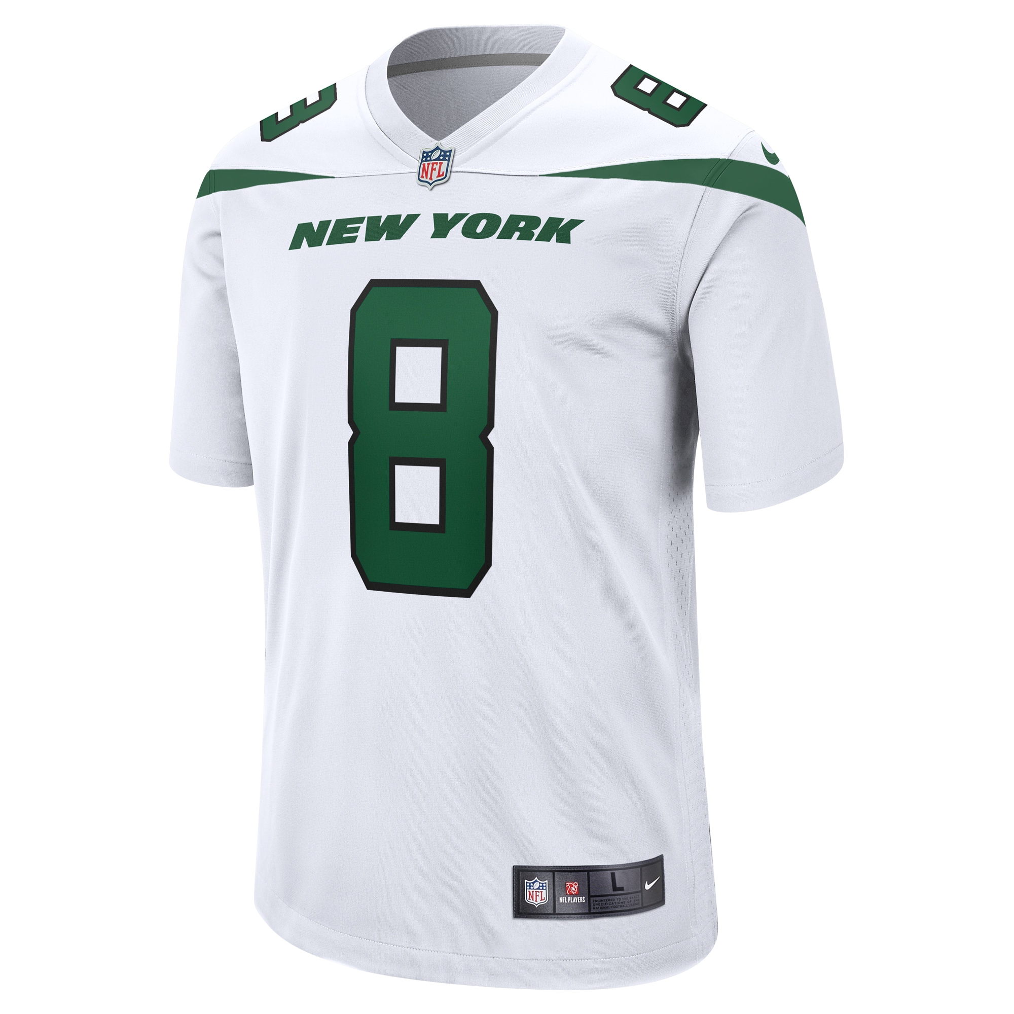 Aaron Rodgers New York JetsGame Jersey - White