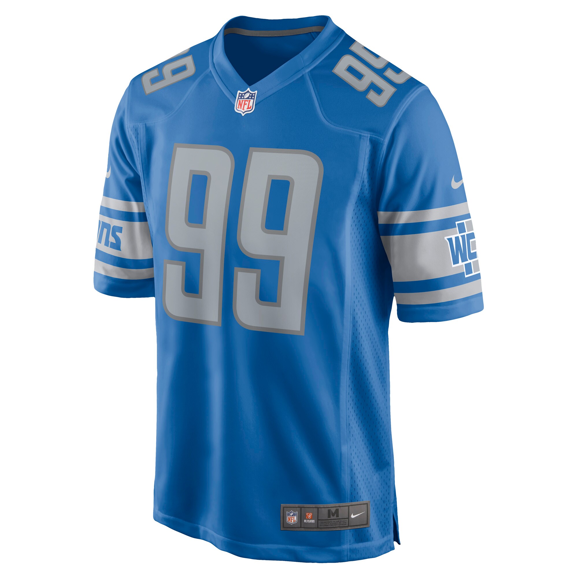 Julian Okwara Detroit LionsGame Player Jersey - Blue