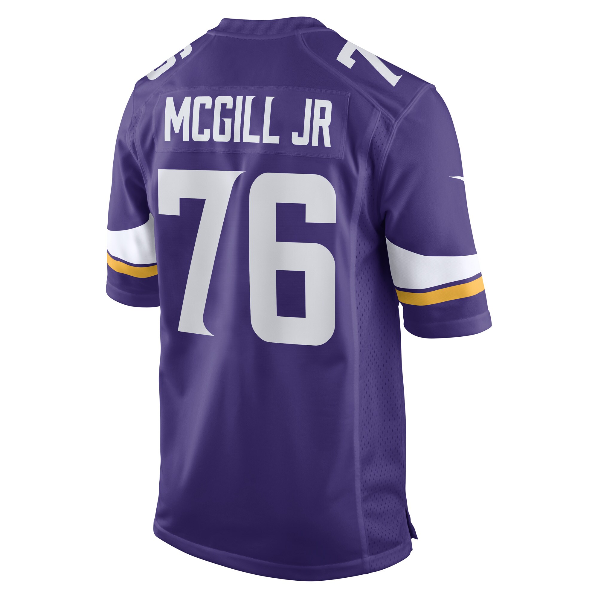 T.Y. McGill Jr. Minnesota VikingsGame Player Jersey - Purple