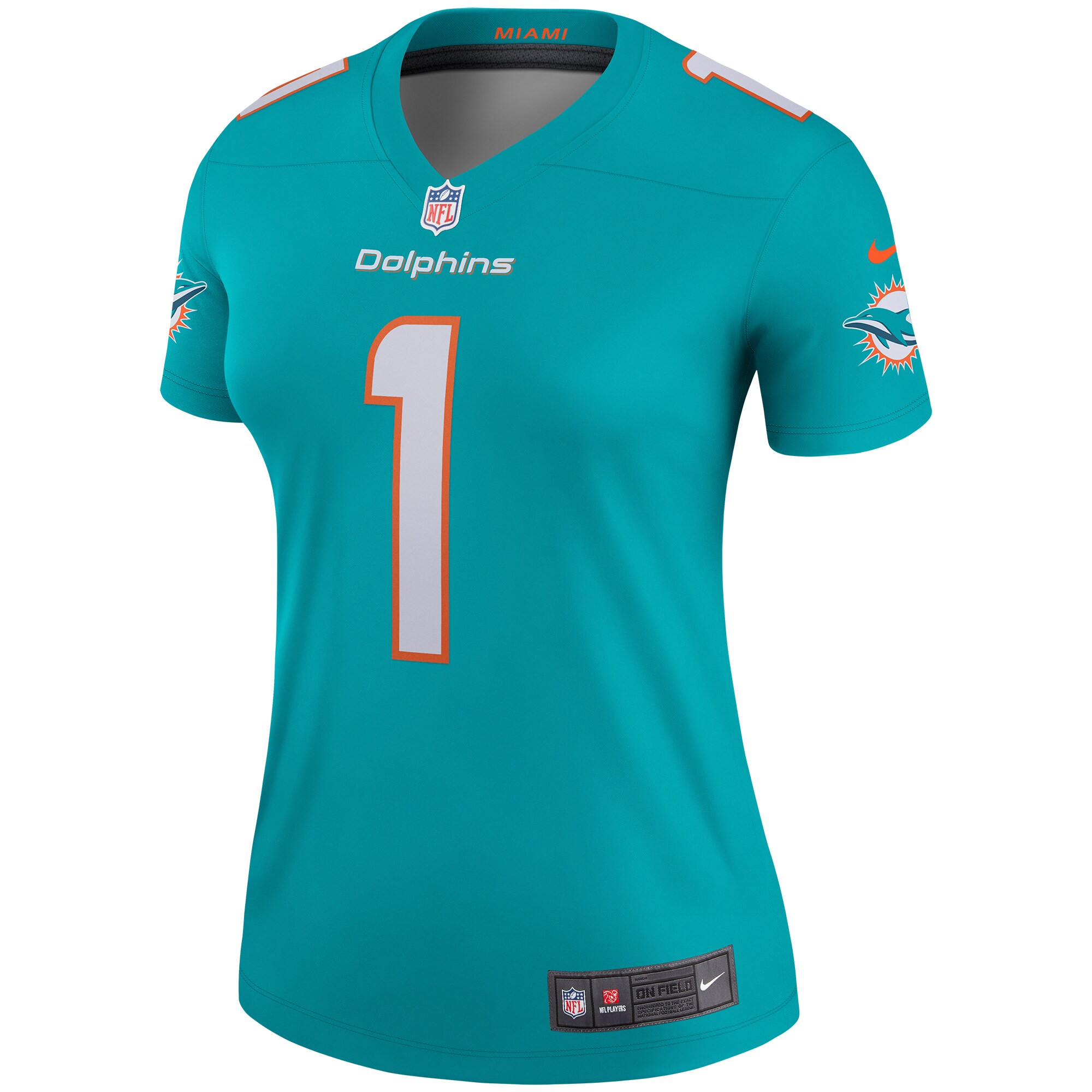 Tua Tagovailoa Miami Dolphins Women's Legend Jersey - Aqua