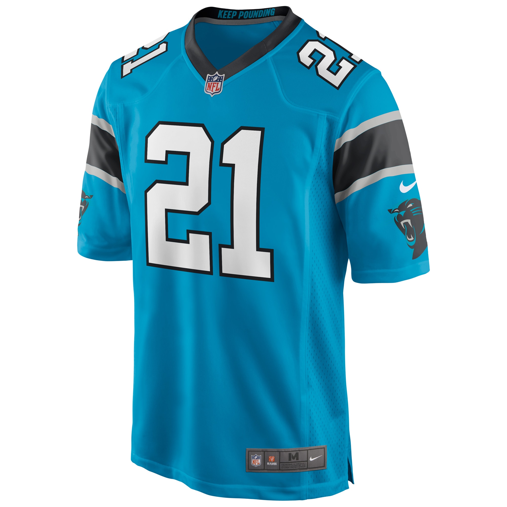 Jeremy Chinn Carolina PanthersGame Player Jersey - Blue