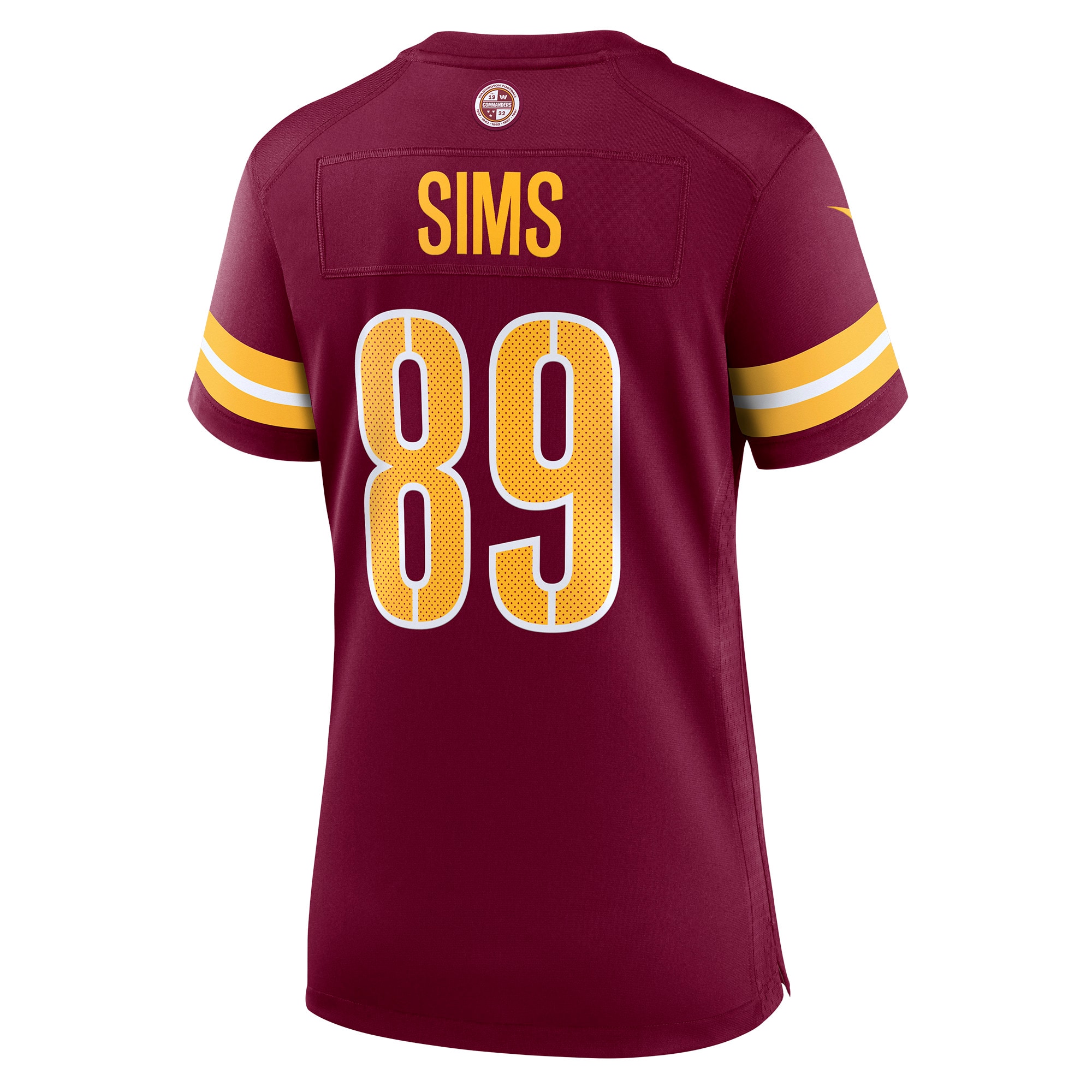 Cam Sims Washington Commanders Women's Game Jersey - Burgundy