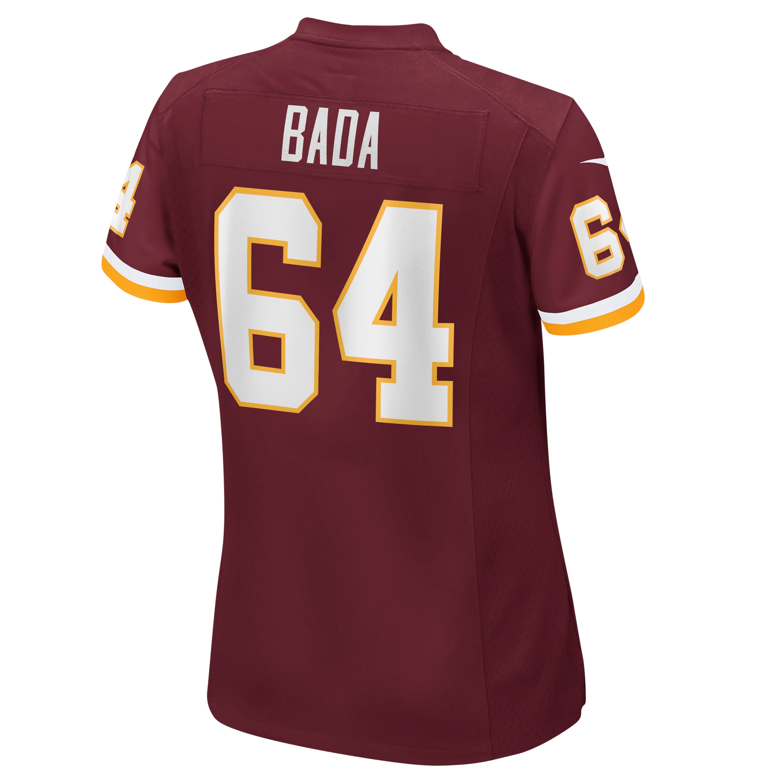 David Bada Washington Football Team Women's Game Player Jersey -Burgundy