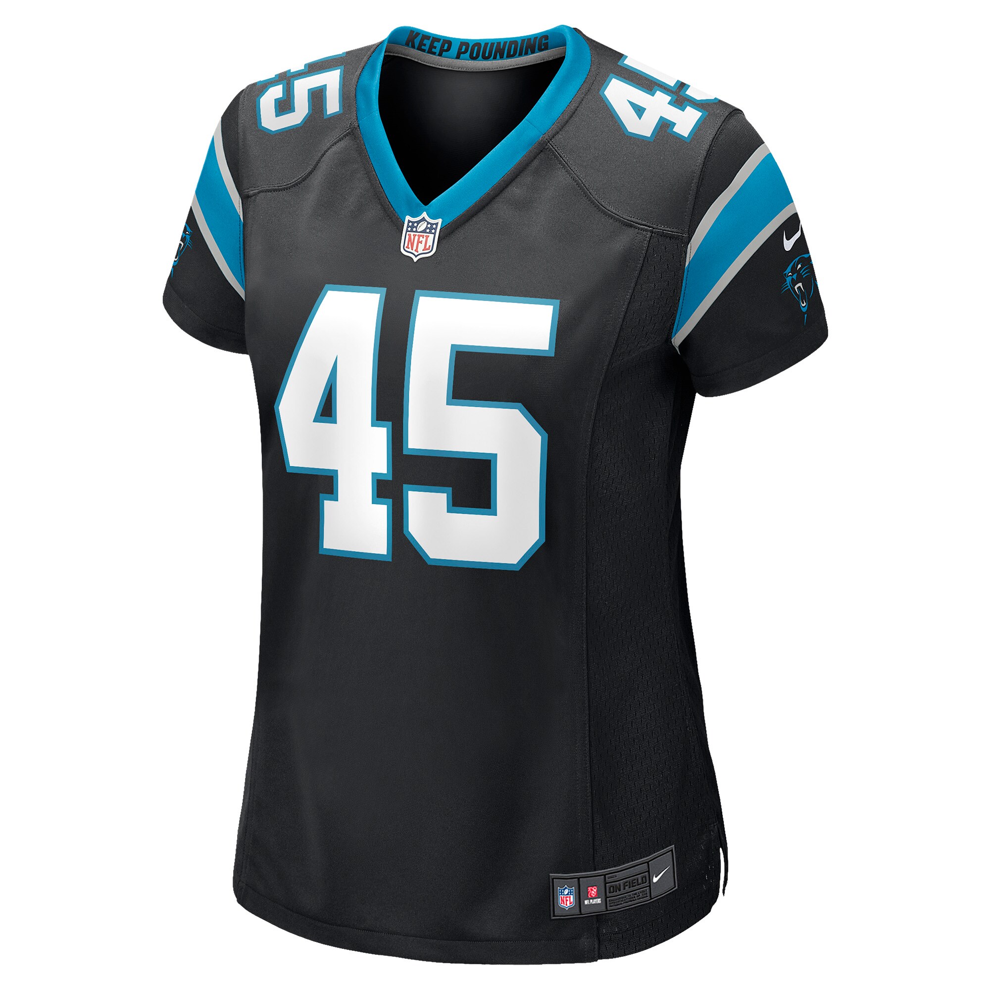 Giovanni Ricci Carolina Panthers Women's Player Game Jersey - Black