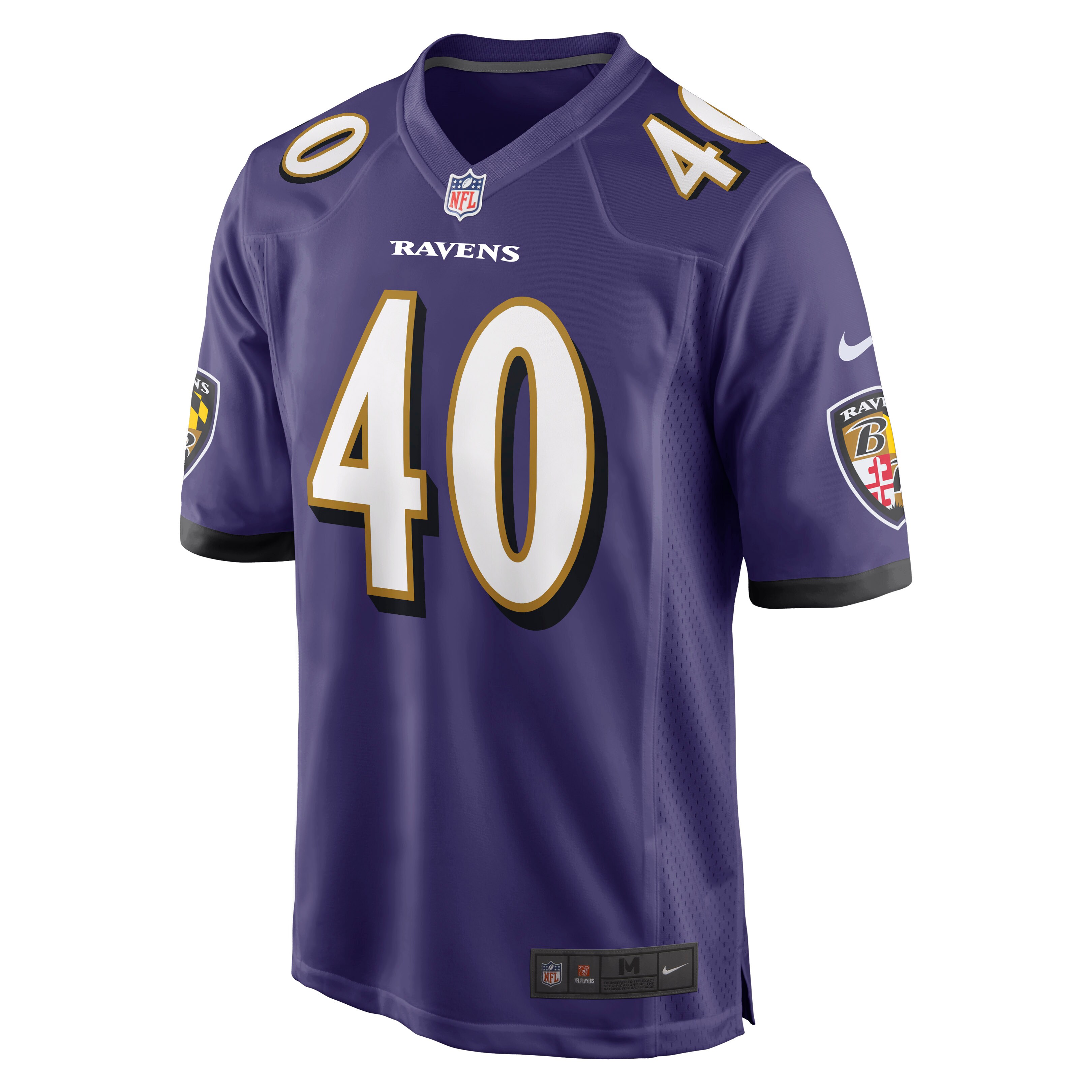 Malik Harrison Baltimore RavensGame Jersey - Purple