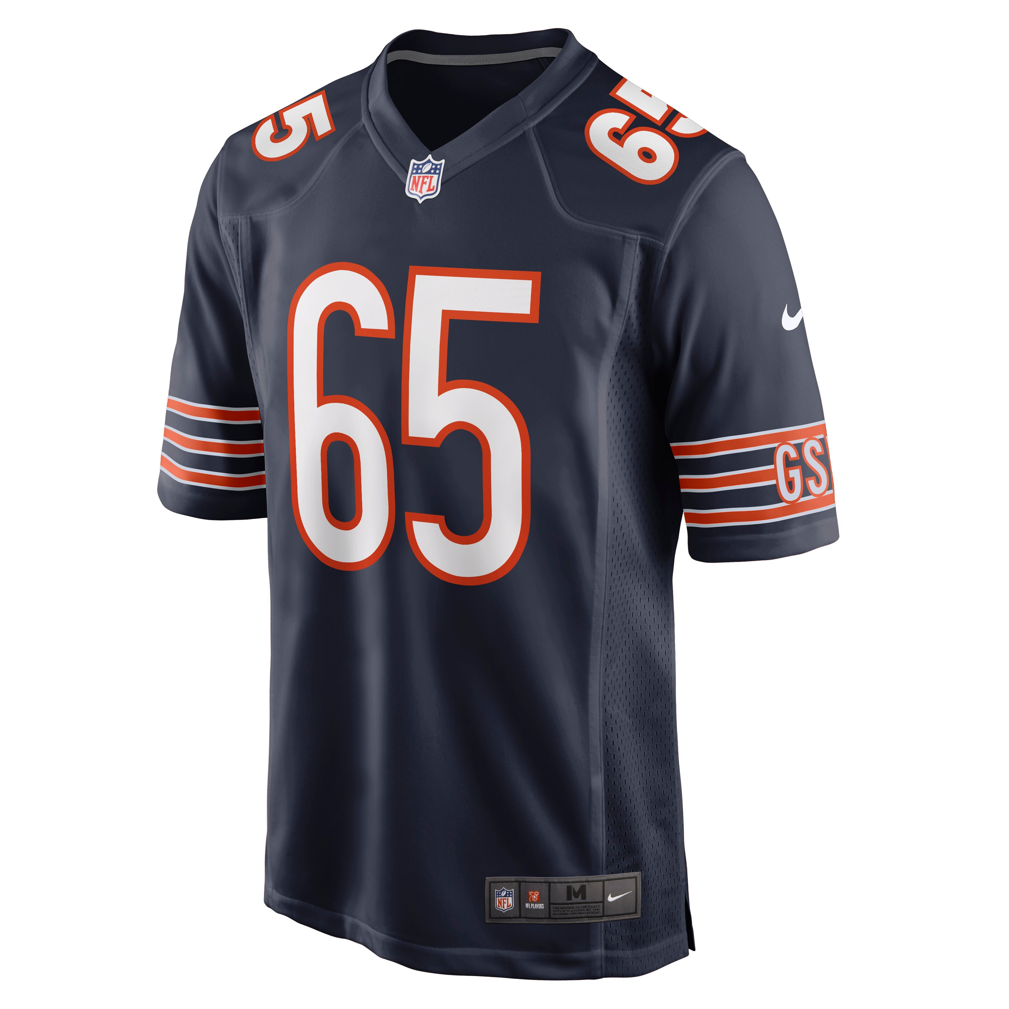 Cody Whitehair Chicago BearsGame Jersey - Navy