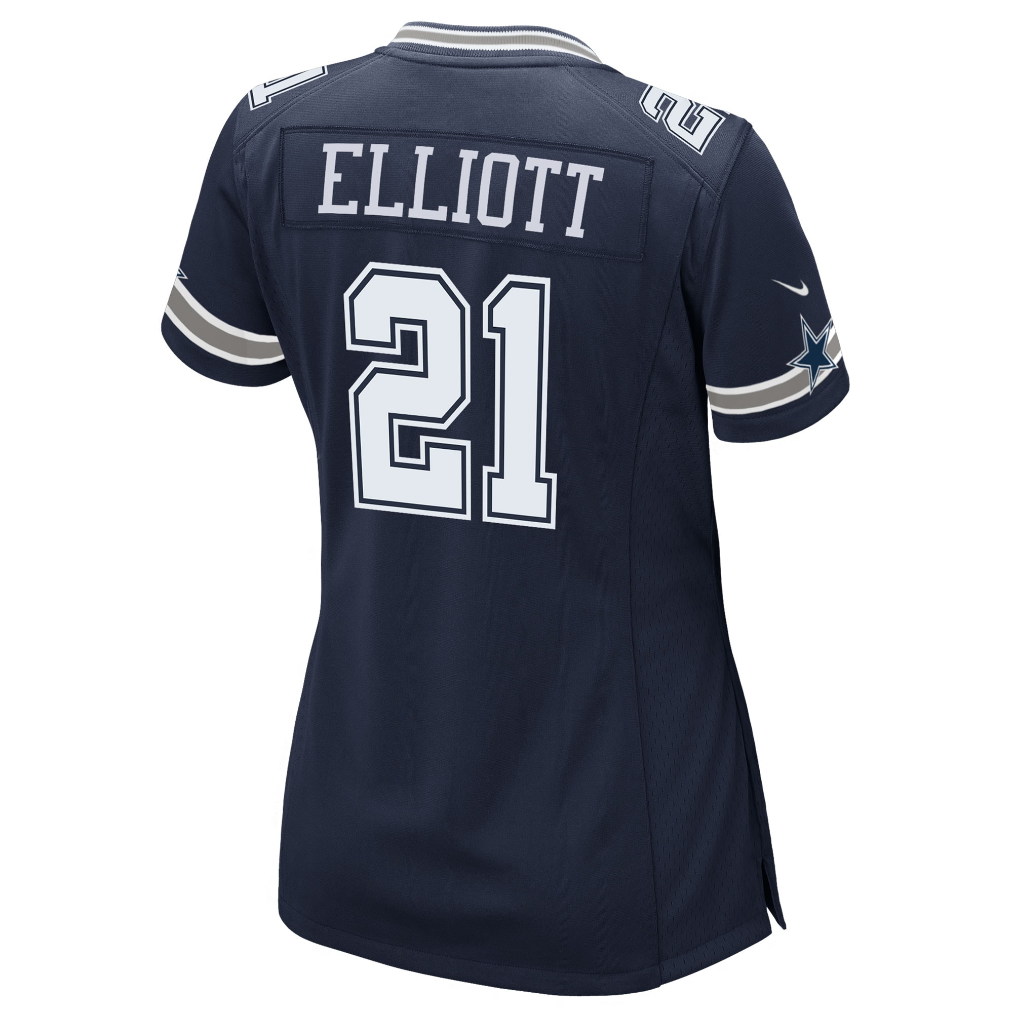 Ezekiel Elliott Dallas Cowboys Women's Game Team Jersey - Navy