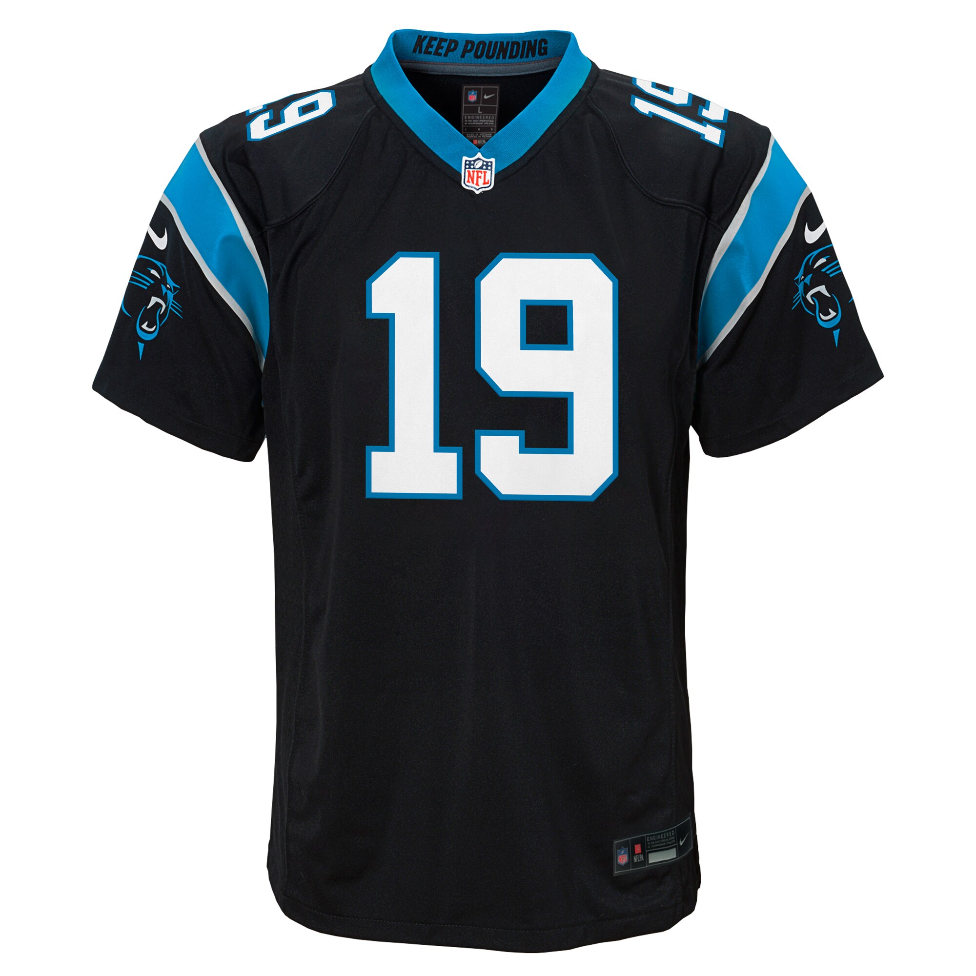 Adam Thielen Carolina PanthersYouth Game Jersey - Black