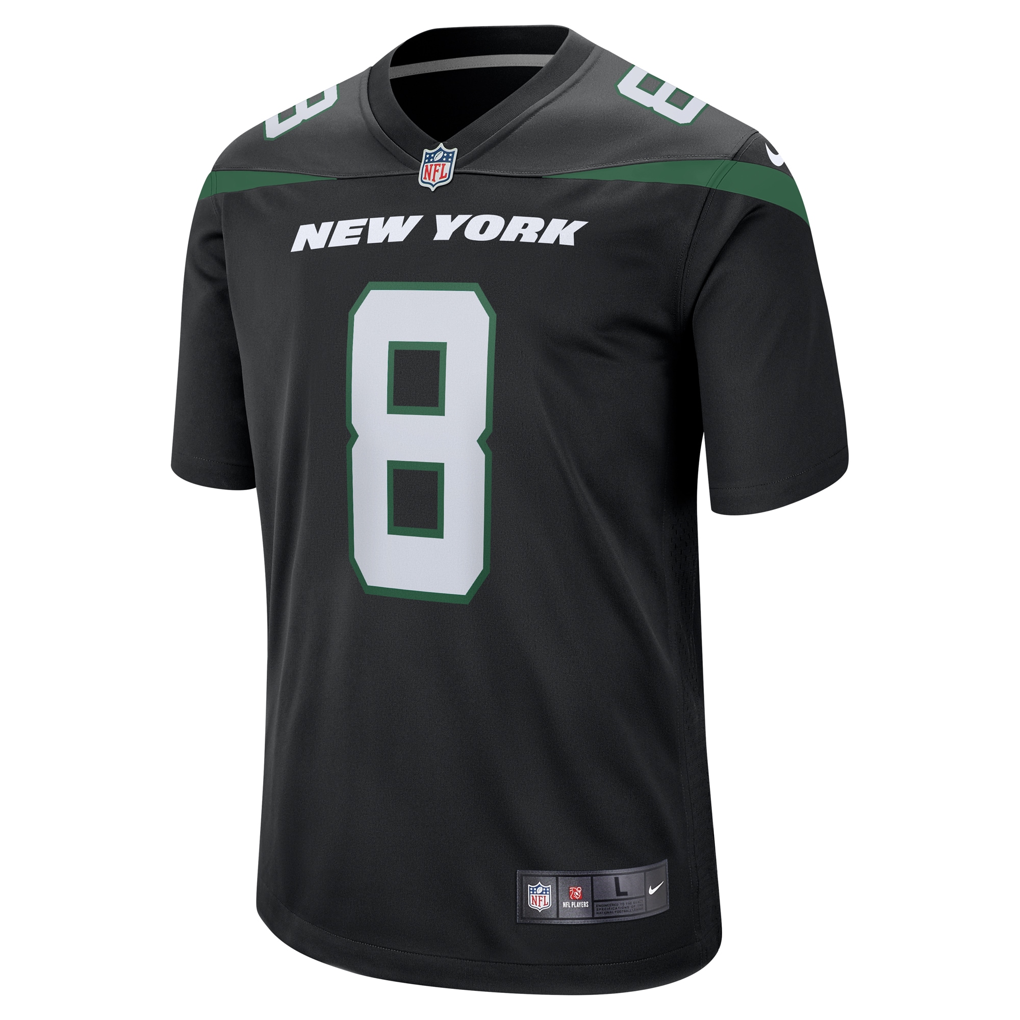Aaron Rodgers New York JetsGame Jersey - Black