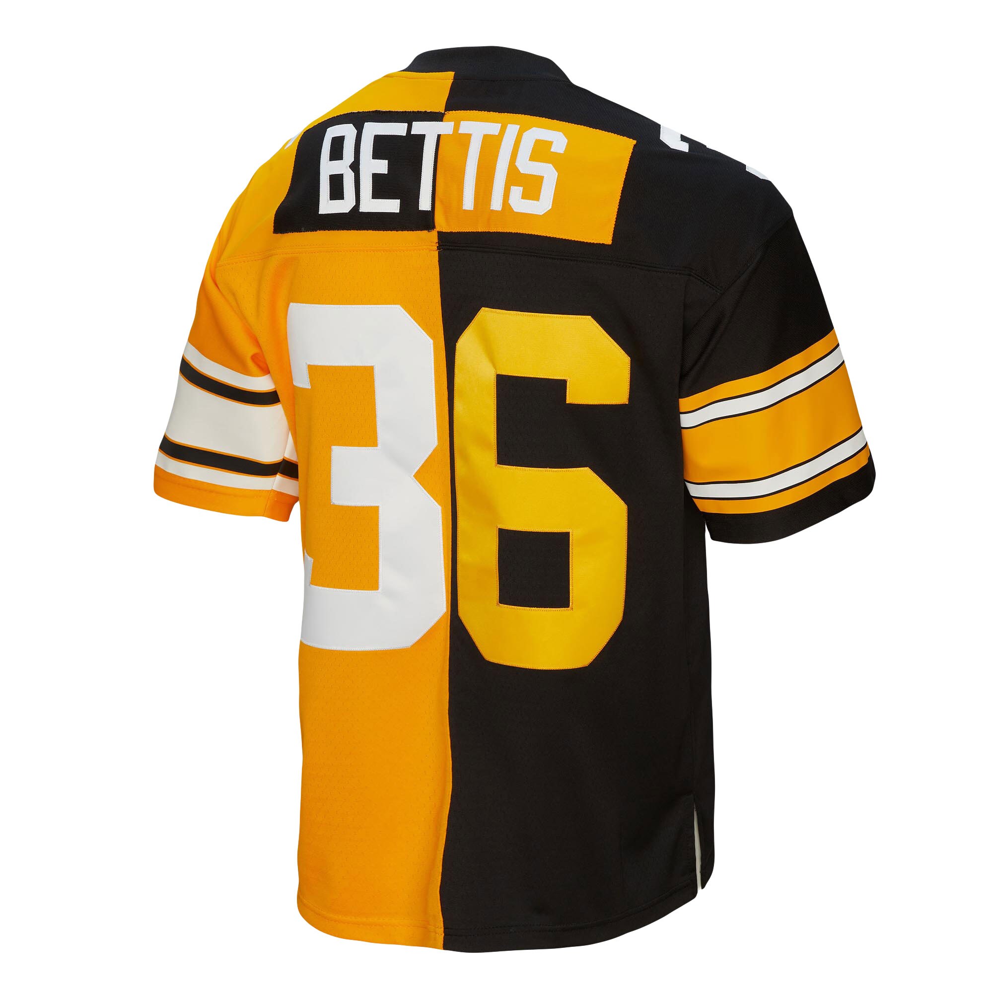 Jerome Bettis Pittsburgh Steelers Mitchell & Ness 1996 Split Legacy Replica Jersey - Black/Gold