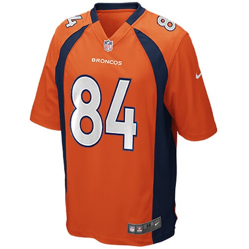 Jacob Tamme Denver BroncosYouth Team Color Game Jersey - Orange