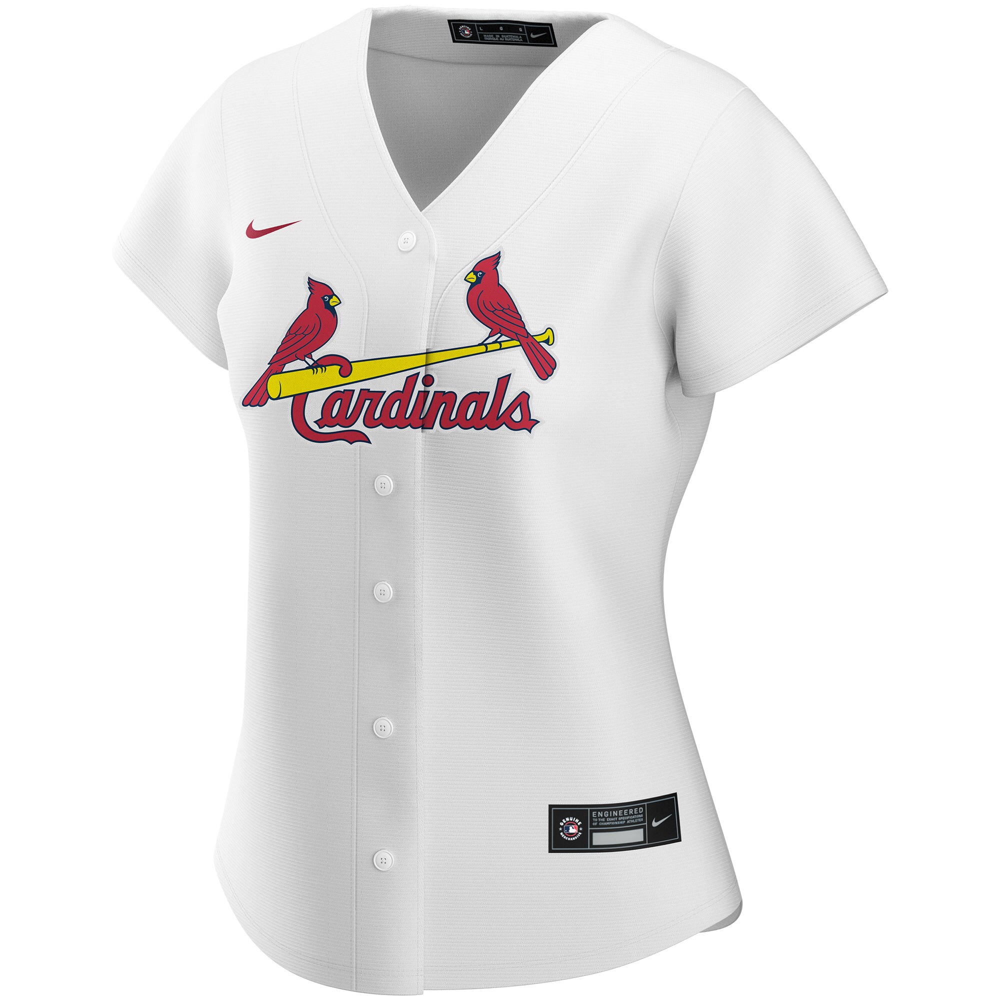 St. Louis Cardinals Women's Home Replica Custom Jersey - White