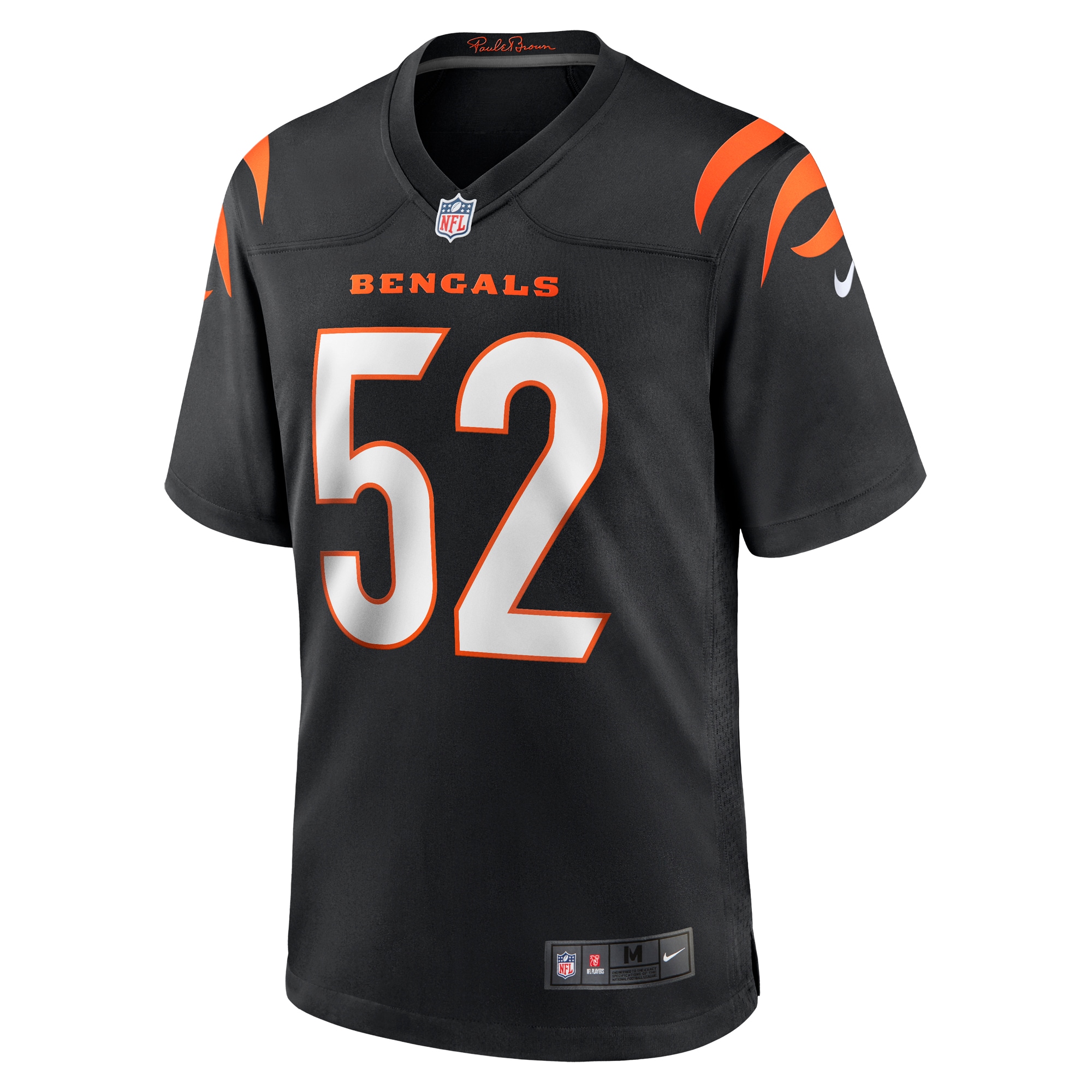 Tarell Basham Cincinnati BengalsTeam Game Jersey - Black