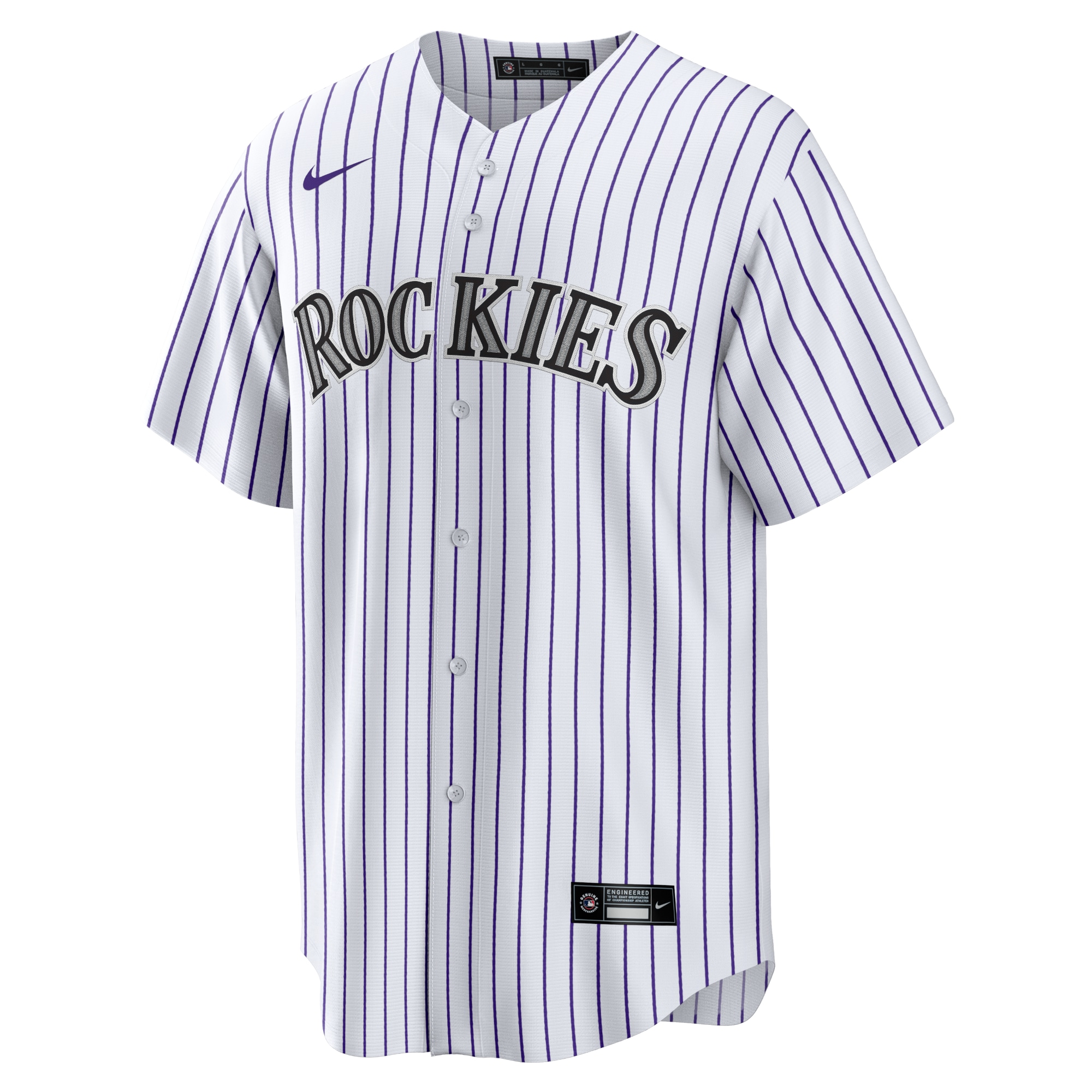 Kris Bryant Colorado RockiesReplica Player Jersey - White/Purple