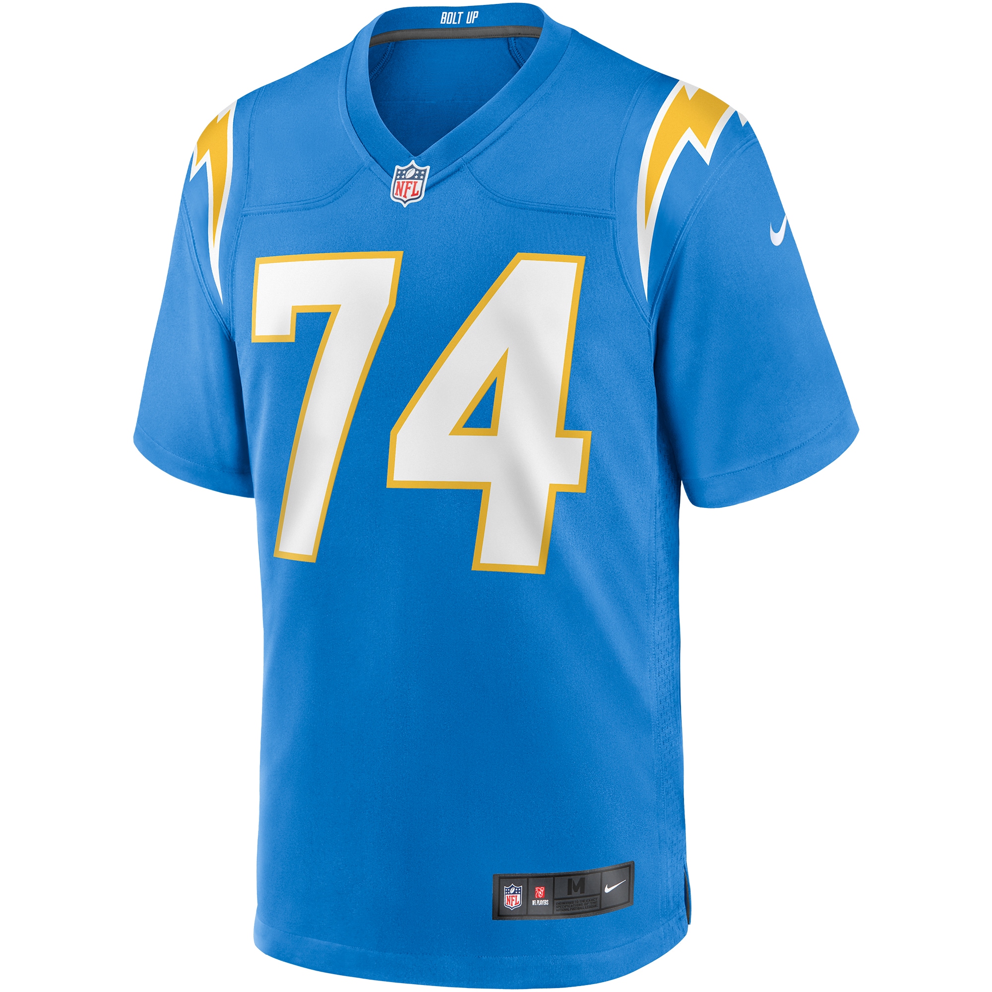 Storm Norton Los Angeles ChargersTeam Game Jersey - Powder Blue