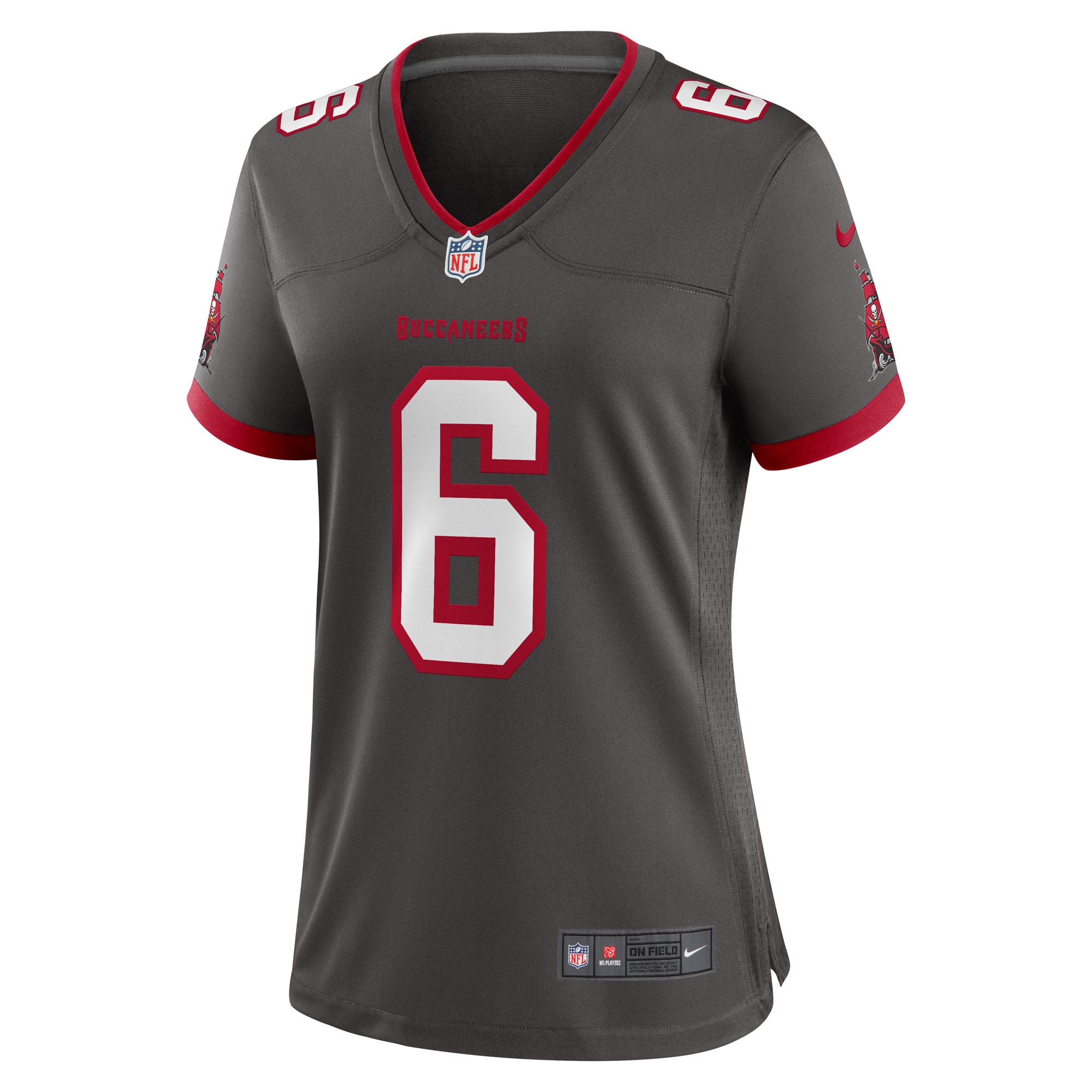 Julio Jones Tampa Bay Buccaneers Women's Player Game Jersey - Pewter