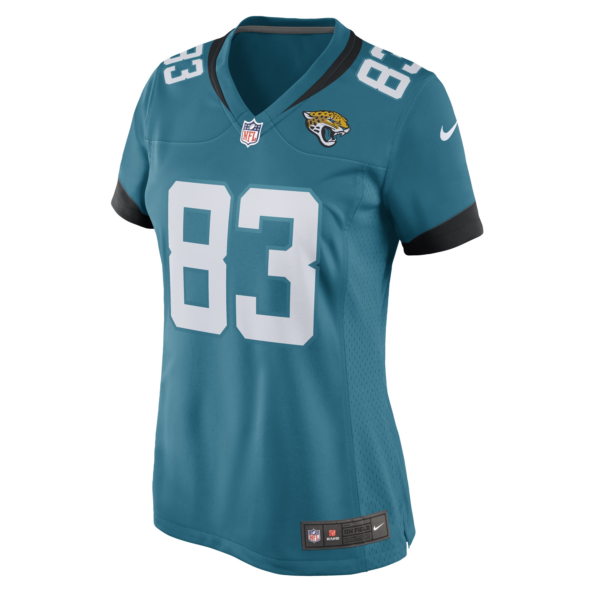 Jaylon Moore Jacksonville Jaguars Women's Game Player Jersey - Teal