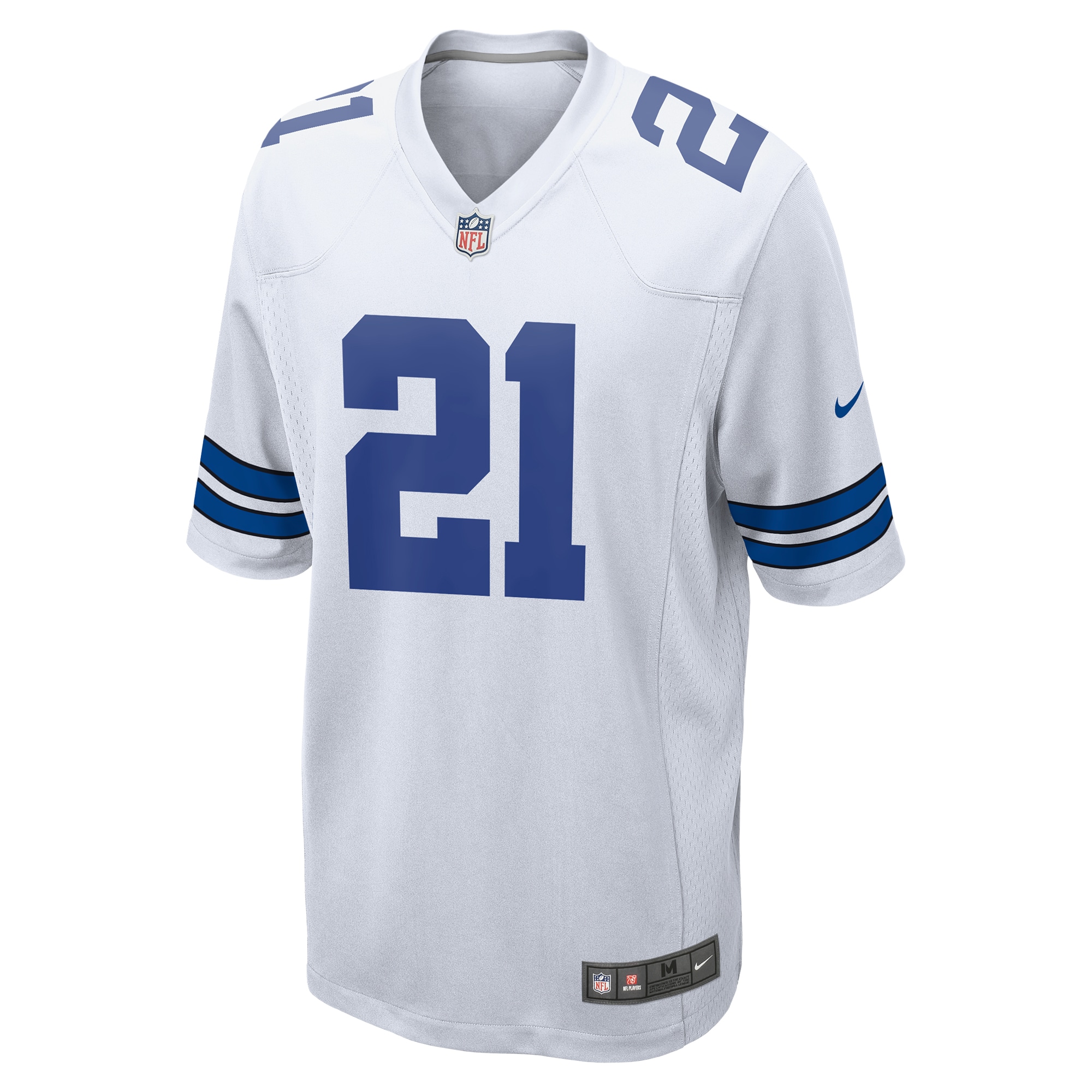 Ezekiel Elliott Dallas CowboysTeam Game Jersey - White