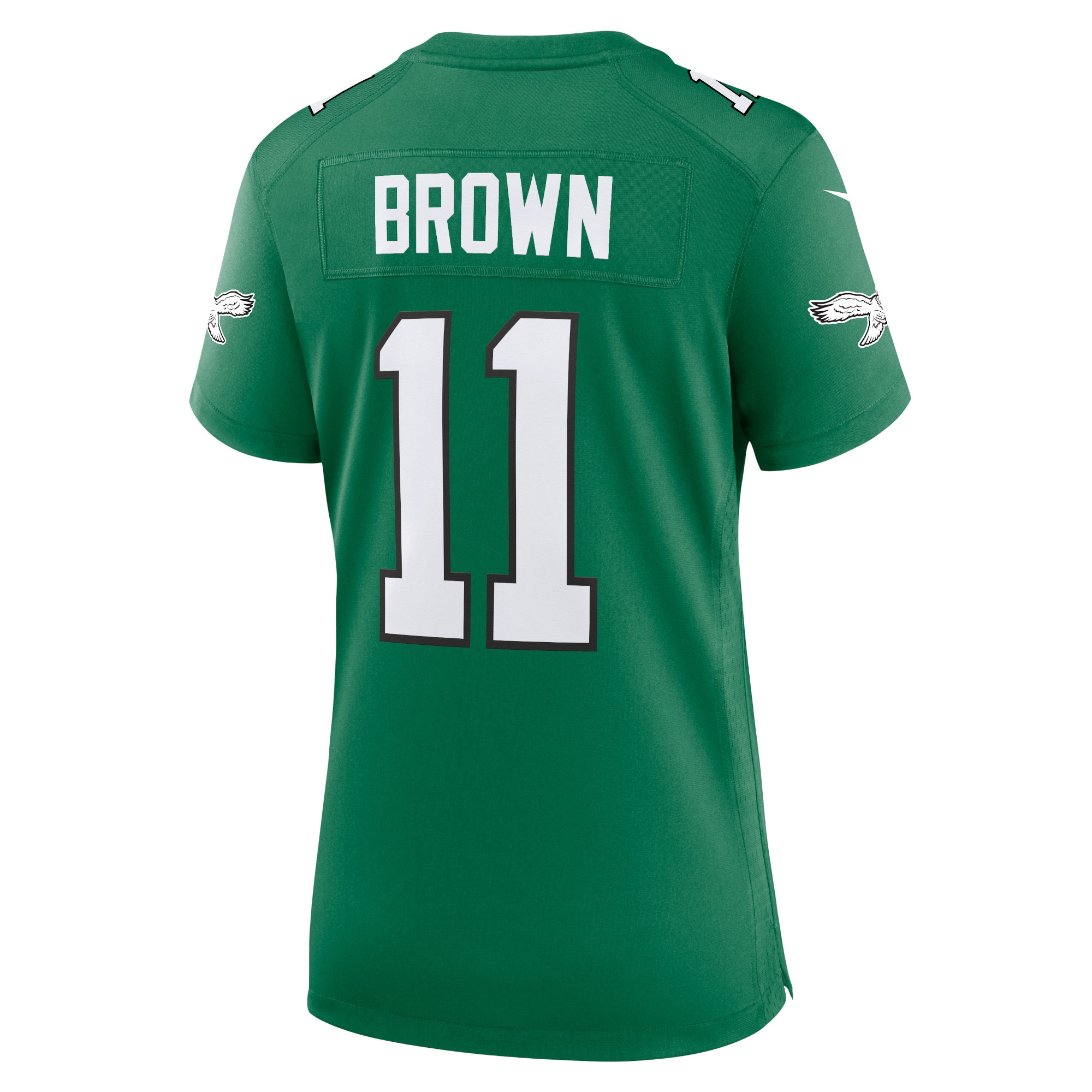 A.J. Brown Philadelphia Eagles Women's Alternate Player Game Jersey - Kelly Green