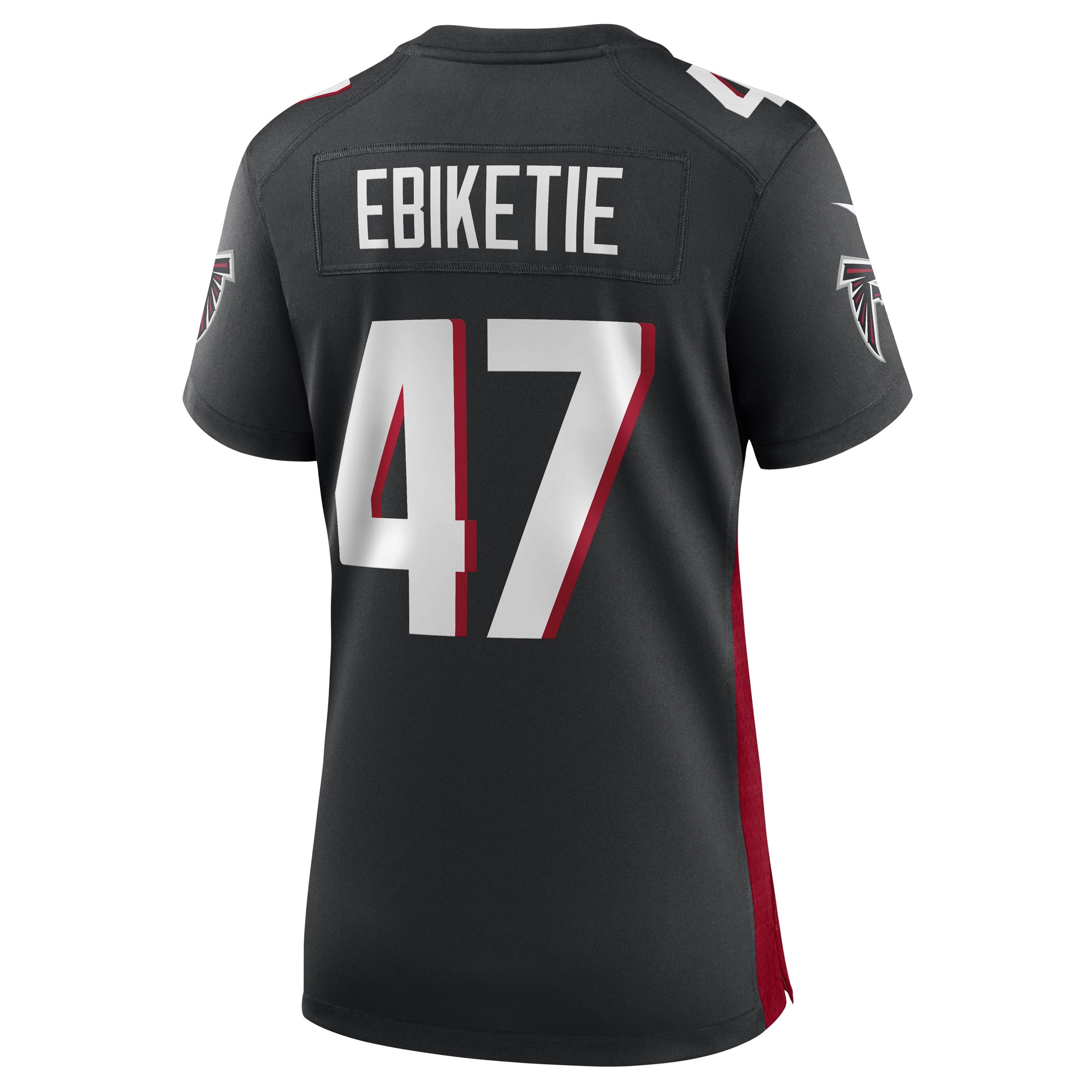 Arnold Ebiketie Atlanta Falcons Women's Game Player Jersey - Black