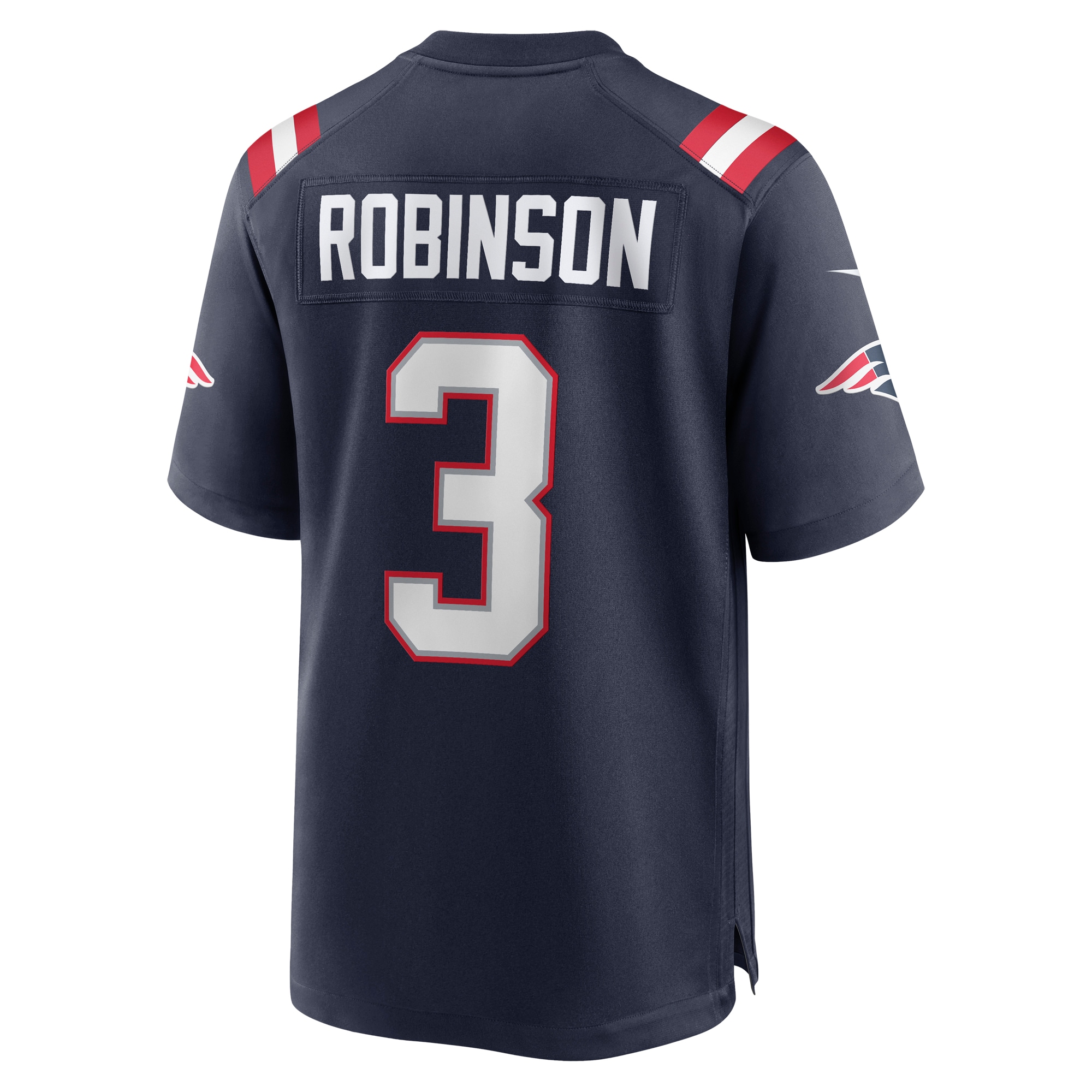 James Robinson New England PatriotsGame Player Jersey - Navy