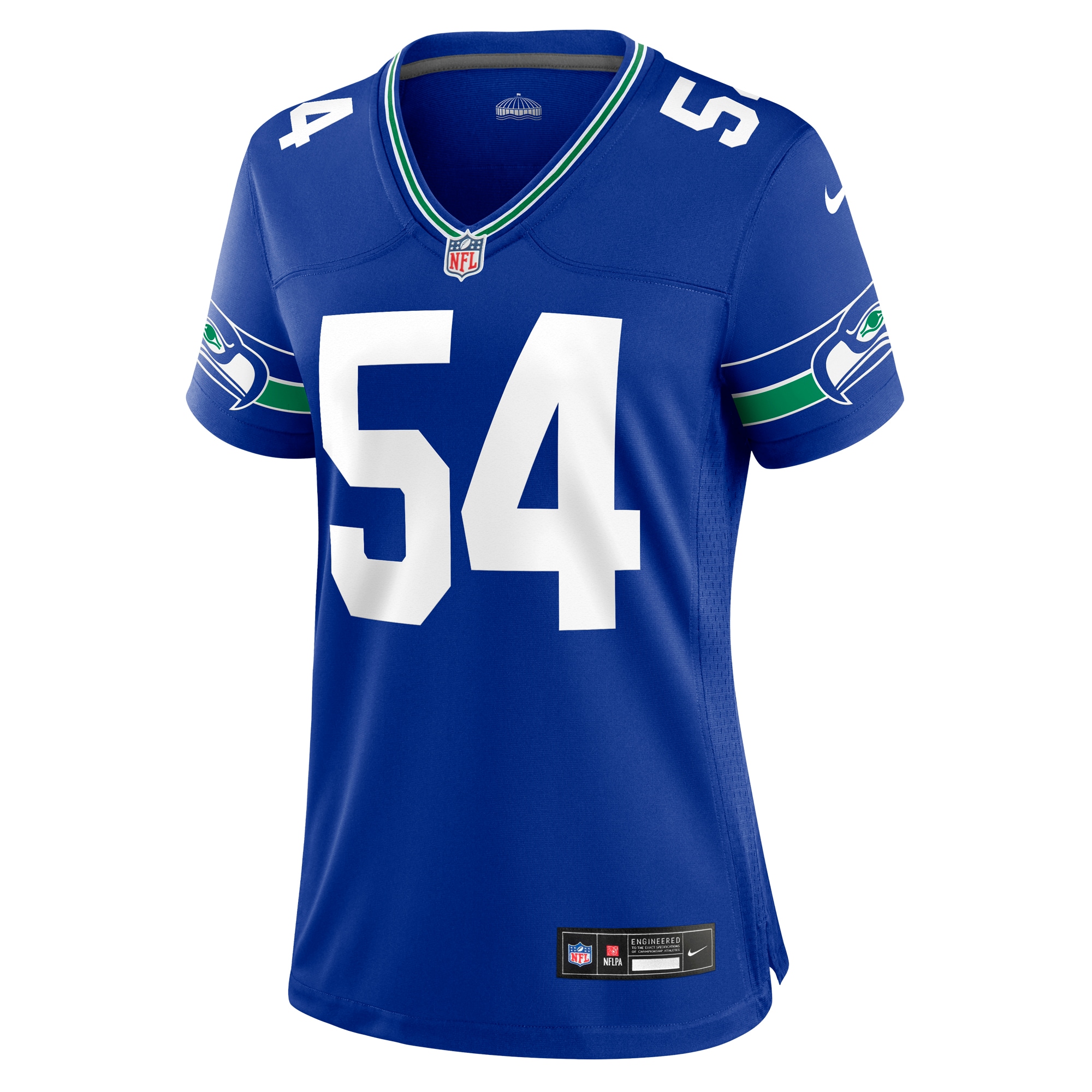 Bobby Wagner Seattle Seahawks Women's Throwback Player Game Jersey - Royal