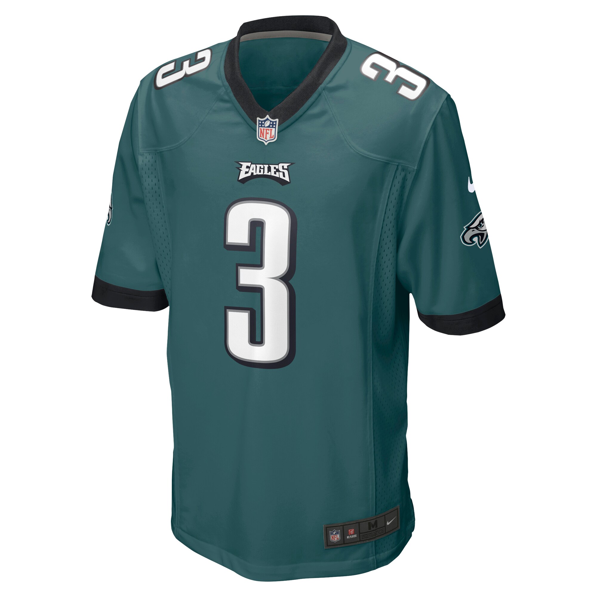 Nolan Smith Philadelphia Eagles2023 NFL Draft First Round Pick Game Jersey - Midnight Green