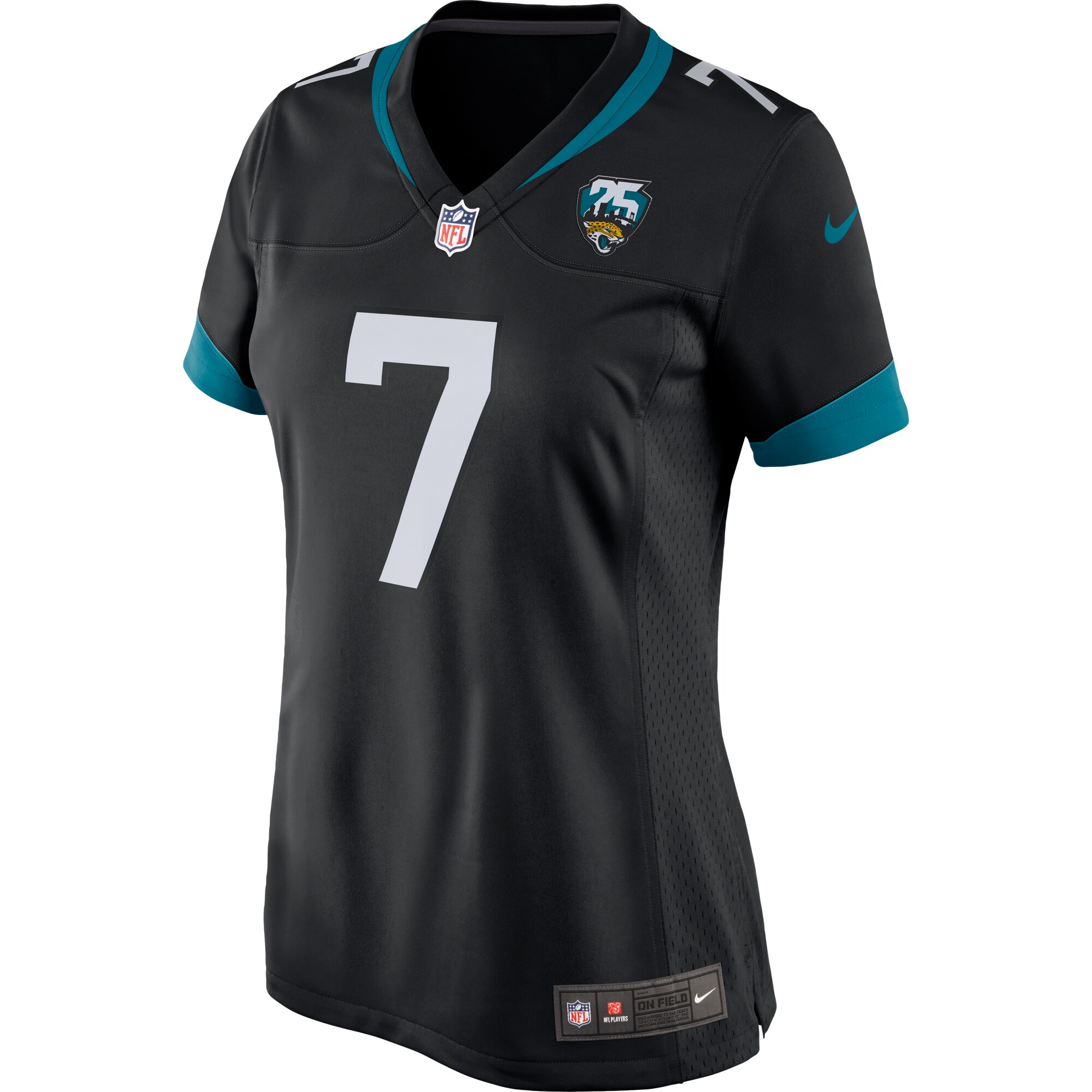 Nick Foles Jacksonville Jaguars Women's 25th Season Game Jersey - Black