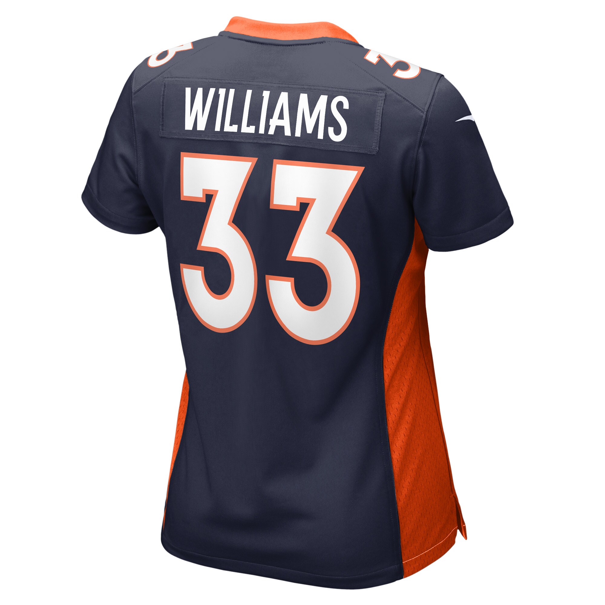 Javonte Williams Denver Broncos Women's Home Game Player Jersey - Navy