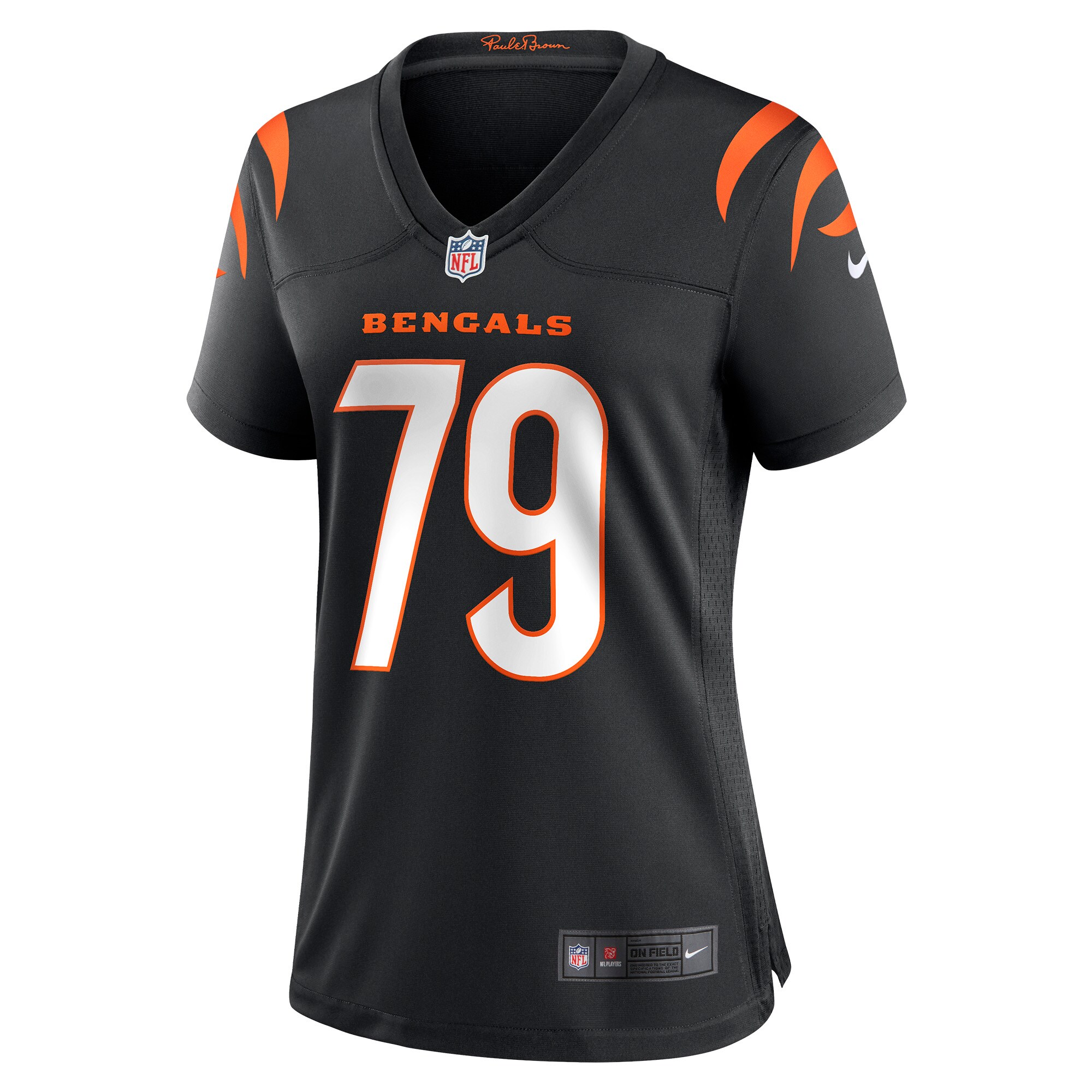 Jackson Carman Cincinnati Bengals Women's Game Jersey - Black