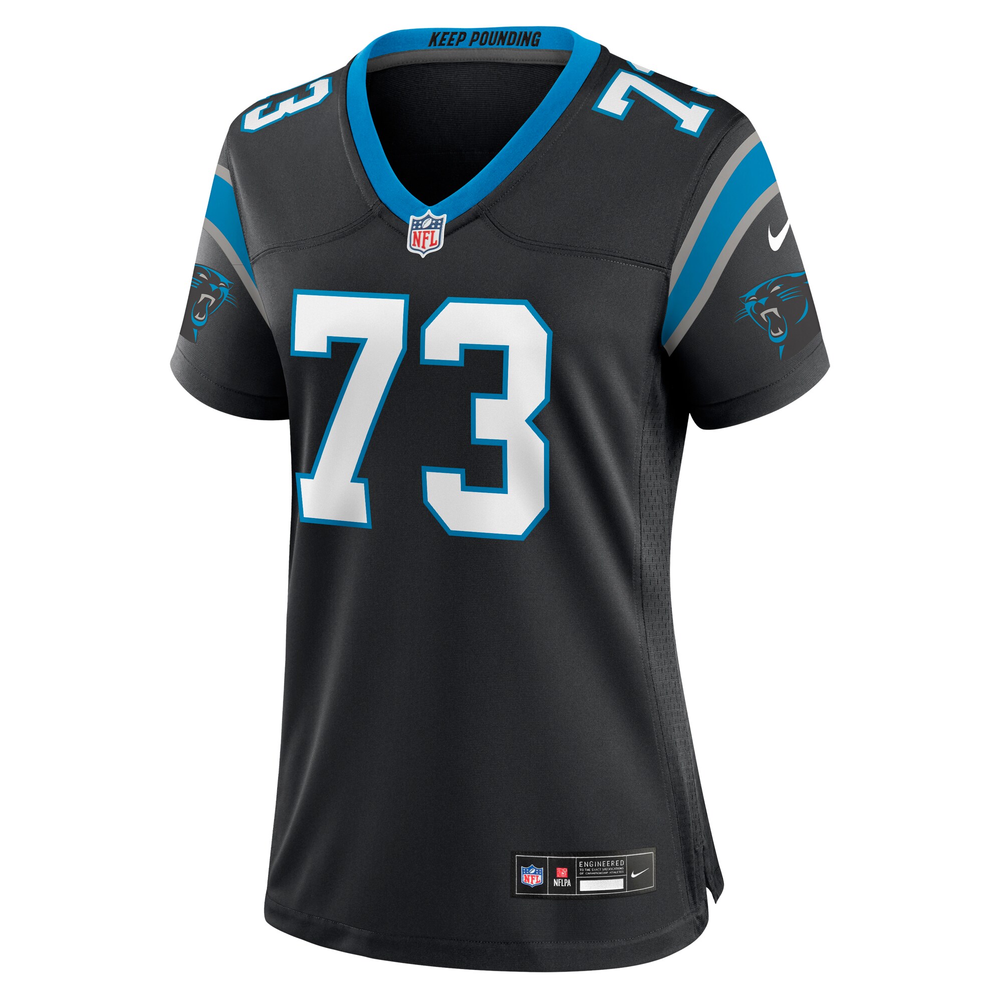 Michael Jordan Carolina Panthers Women's Team Game Jersey - Black