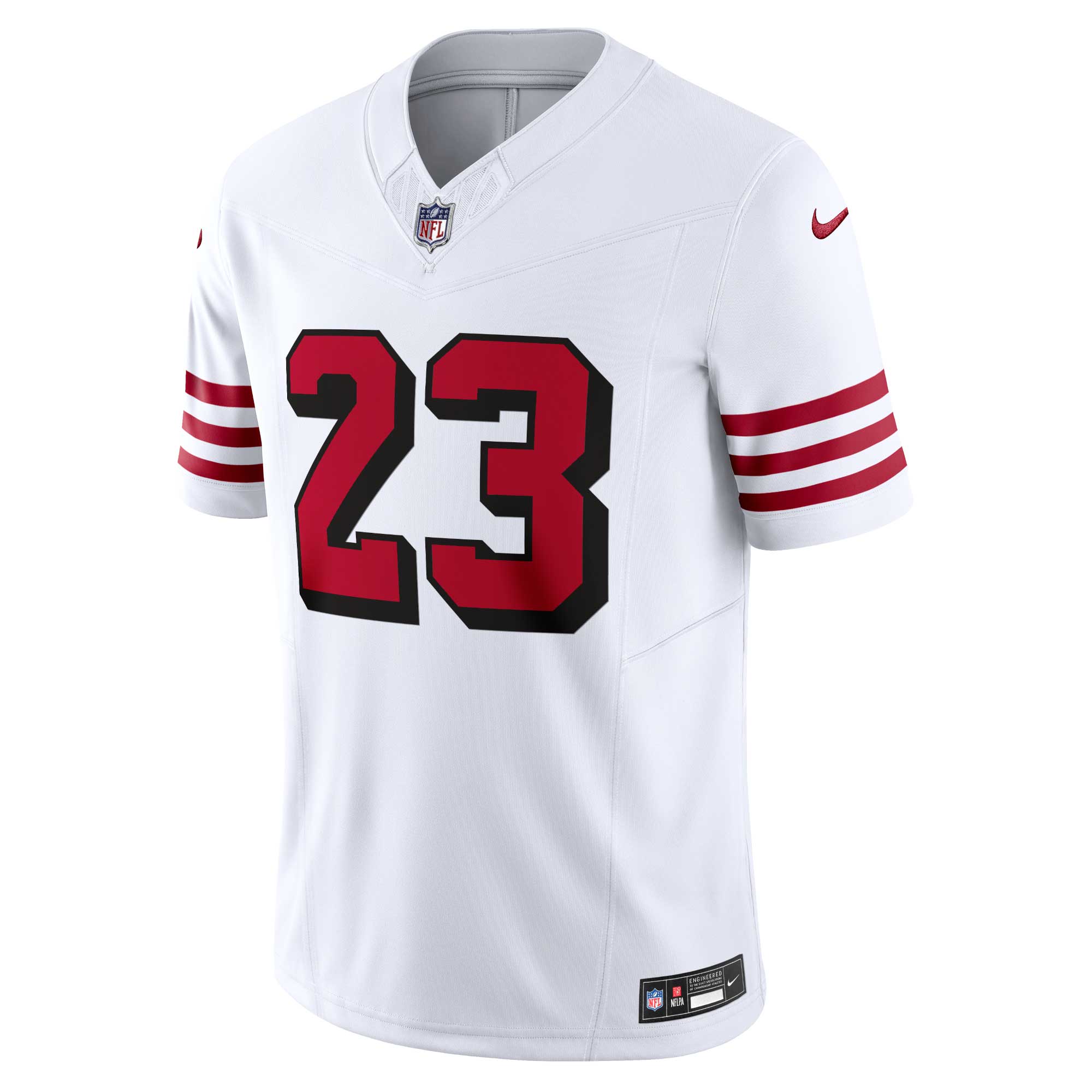 Christian McCaffrey San Francisco 49ersAlternate Vapor F.U.S.E. Limited Jersey - White