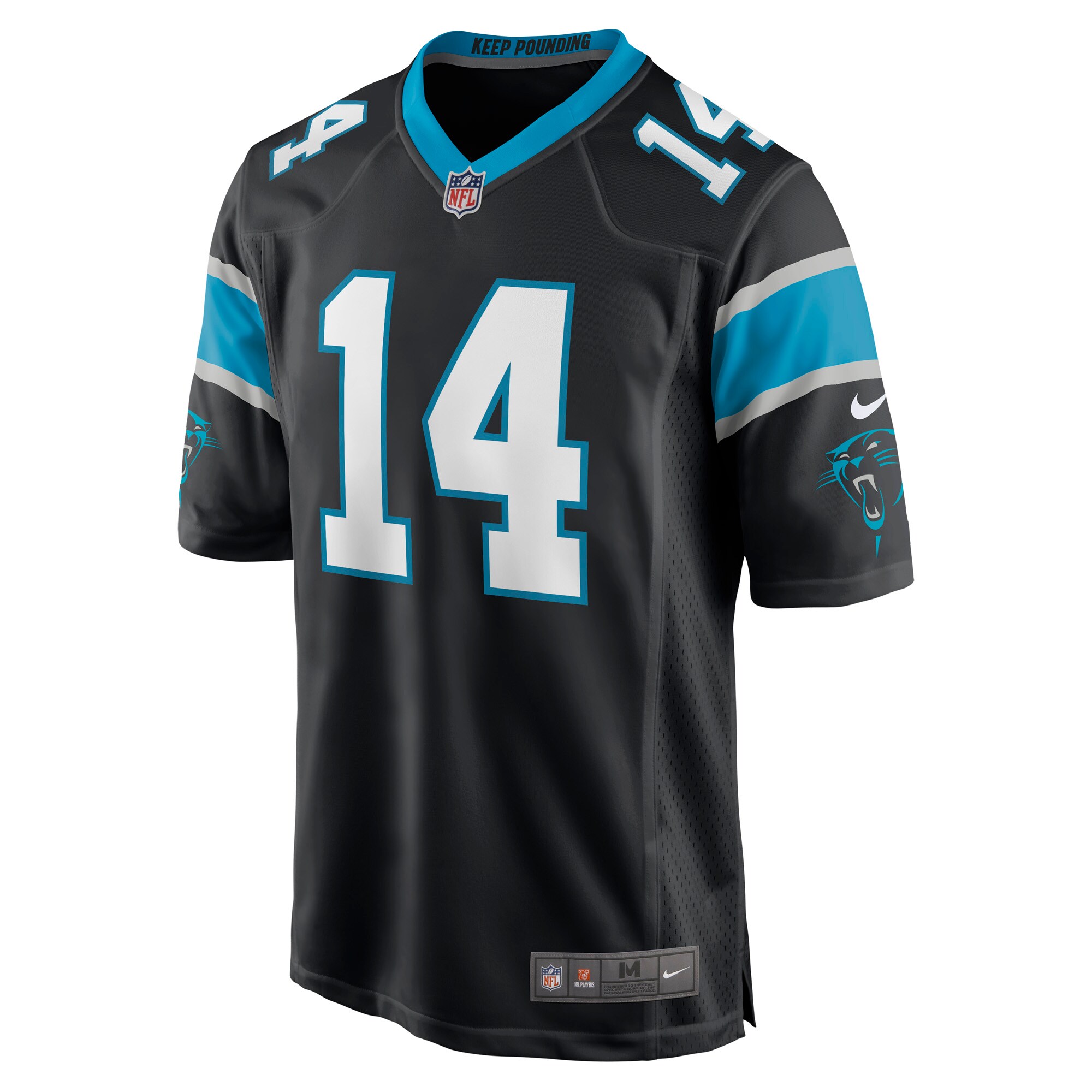 Sam Darnold Carolina PanthersGame Player Jersey - Black