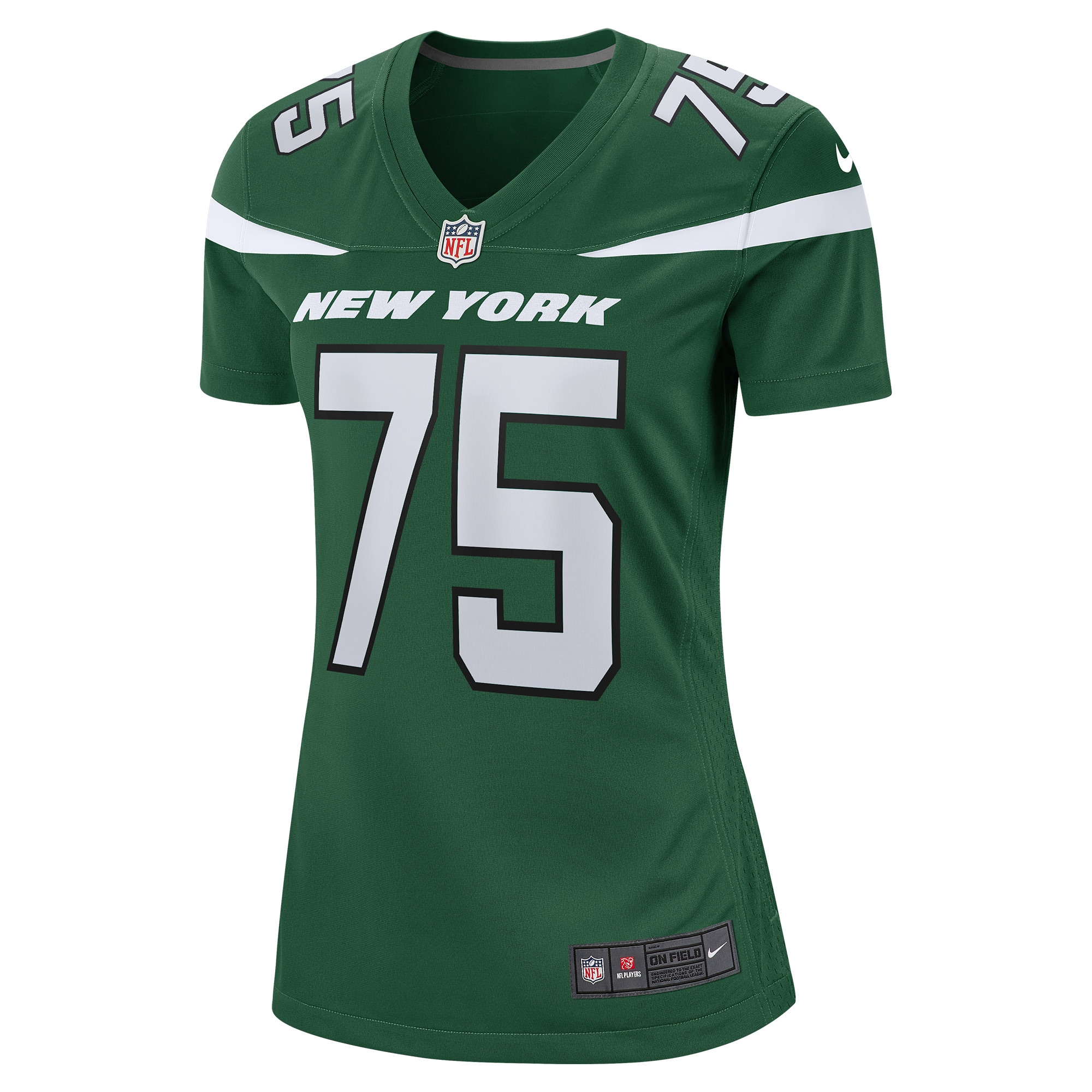 Alijah Vera-Tucker New York Jets Women's Game Player Jersey - Gotham Green
