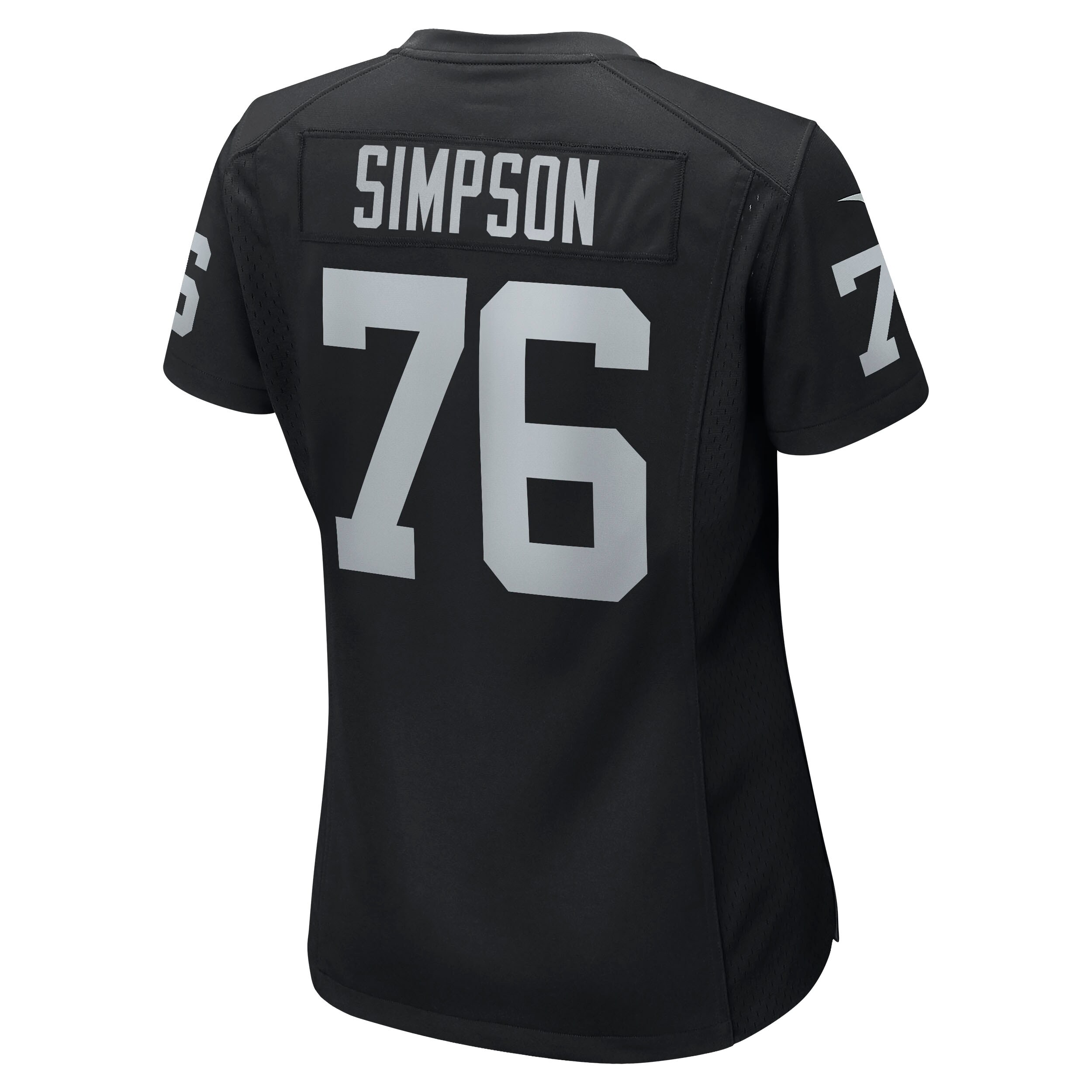 John Simpson Las Vegas Raiders Women's Game Jersey - Black