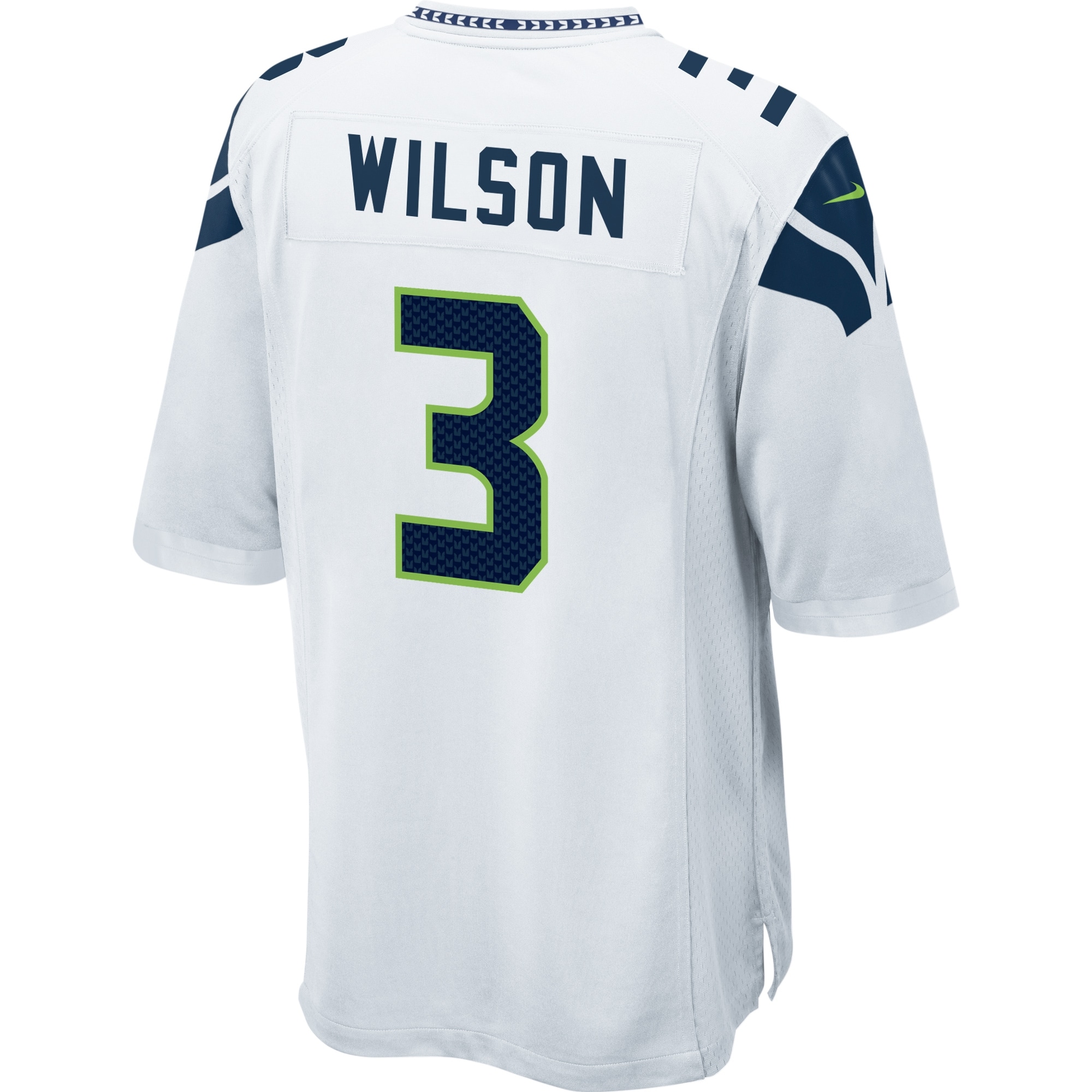 Russell Wilson Seattle SeahawksGame Jersey - White