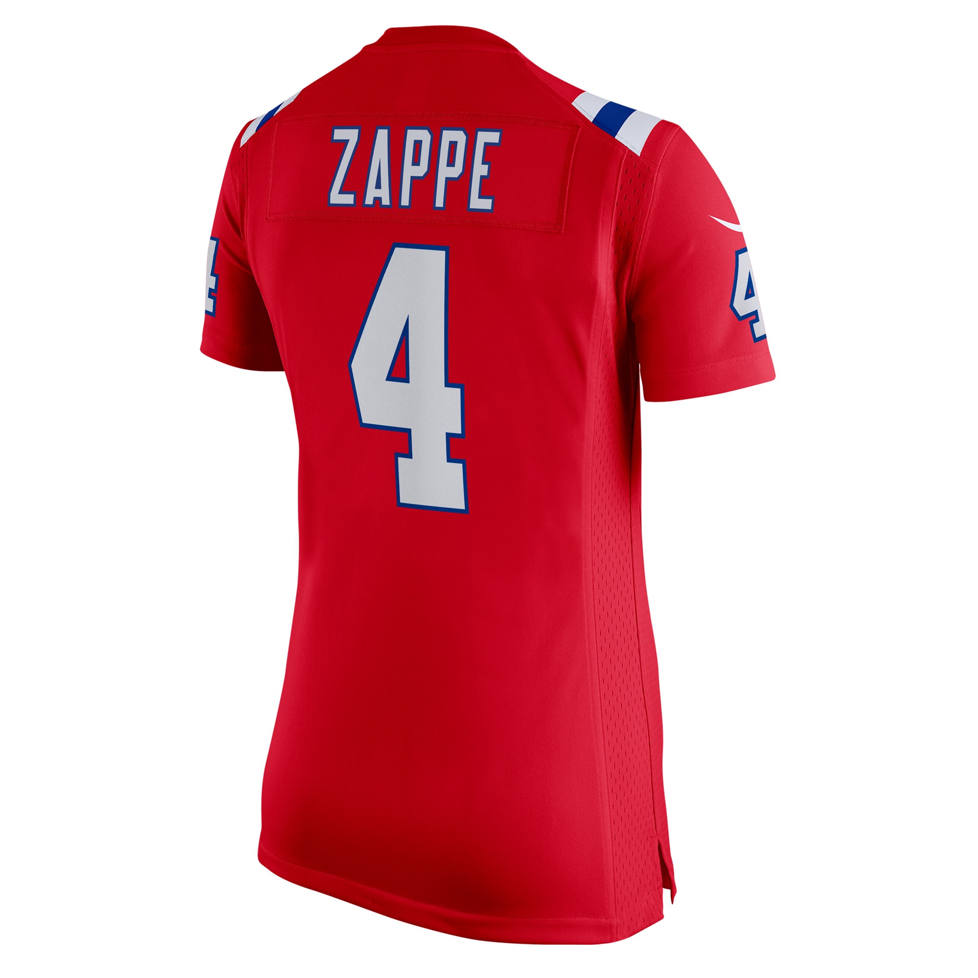 Bailey Zappe New England Patriots Women's Alternate Game Player Jersey - Red