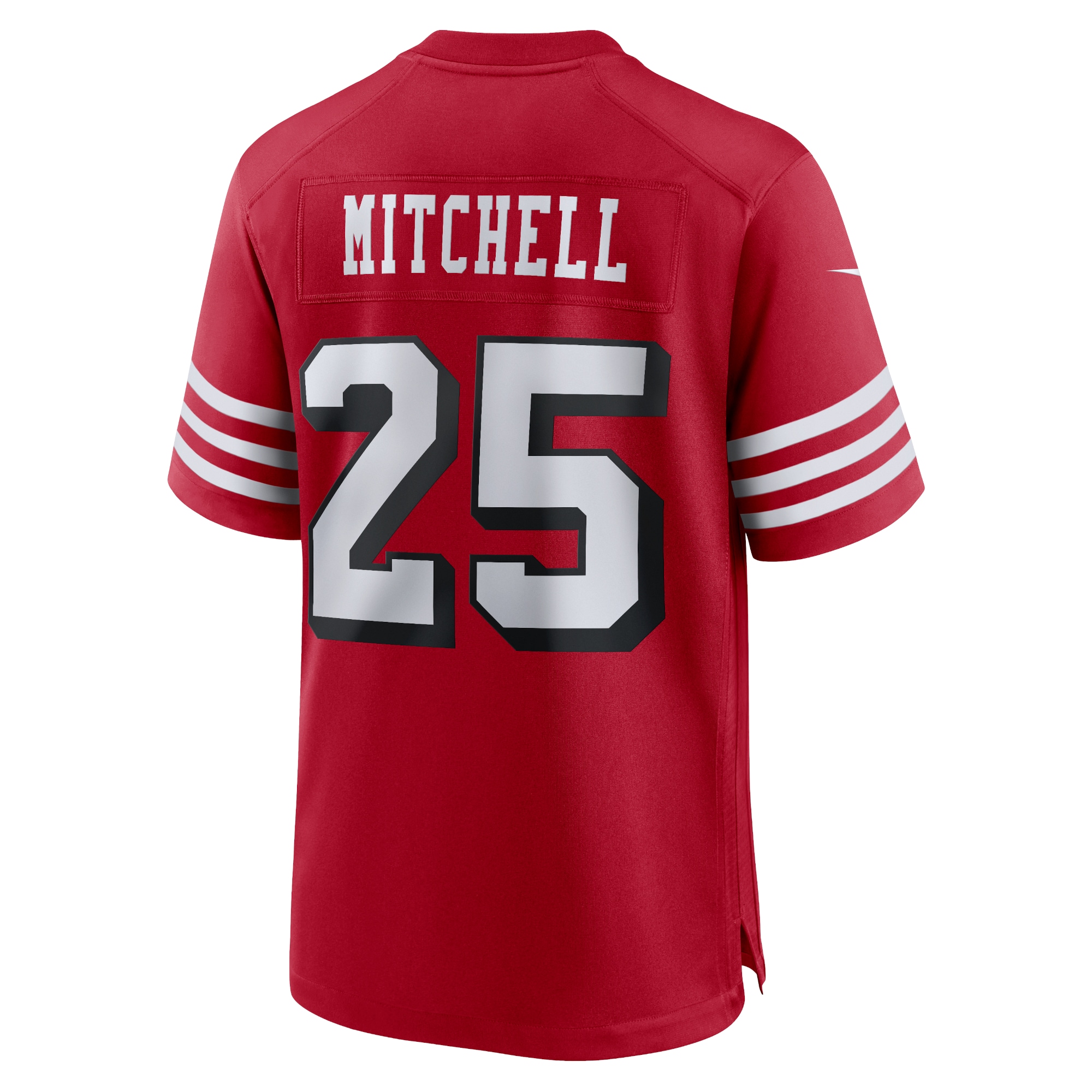 Elijah Mitchell San Francisco 49ersAlternate Team Game Jersey - Scarlet
