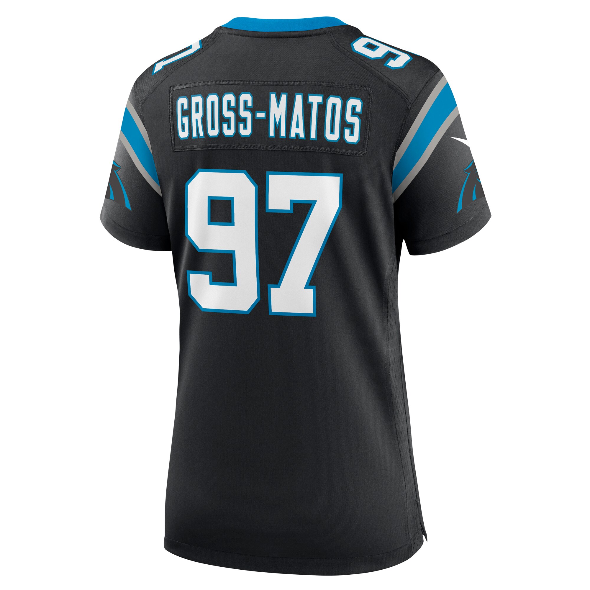 Yetur Gross-Matos Carolina Panthers Women's Team Game Jersey - Black