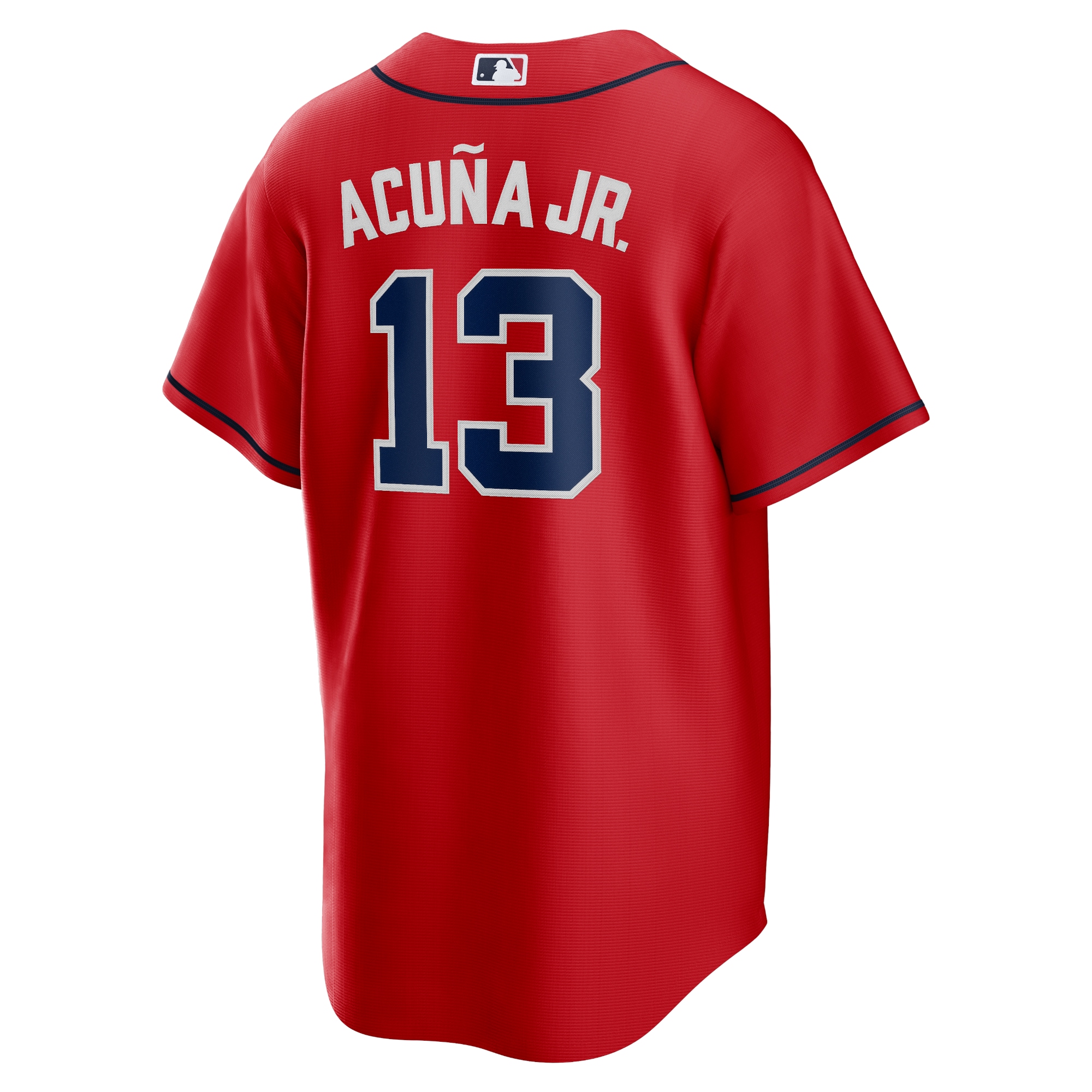 Ronald Acuna Jr. Atlanta BravesAlternate Replica Player Name Jersey - Red