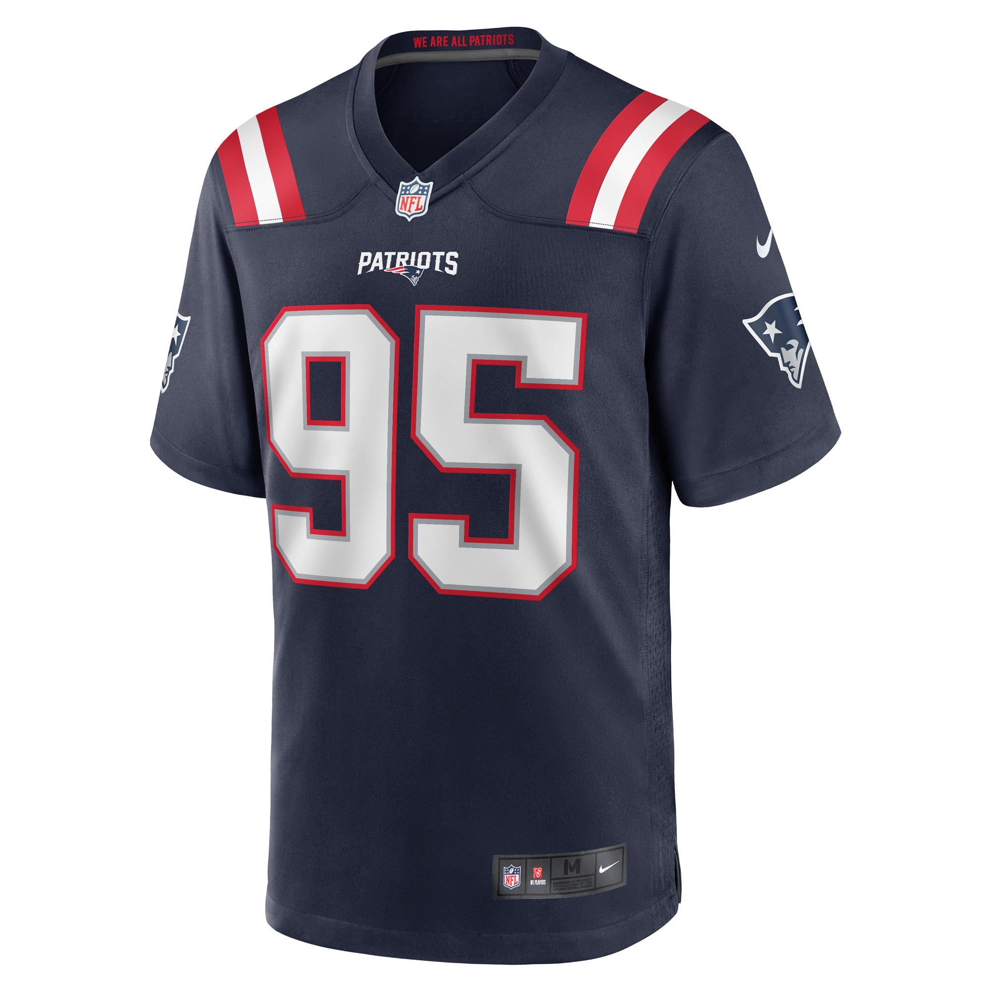 Daniel Ekuale New England PatriotsGame Player Jersey - Navy