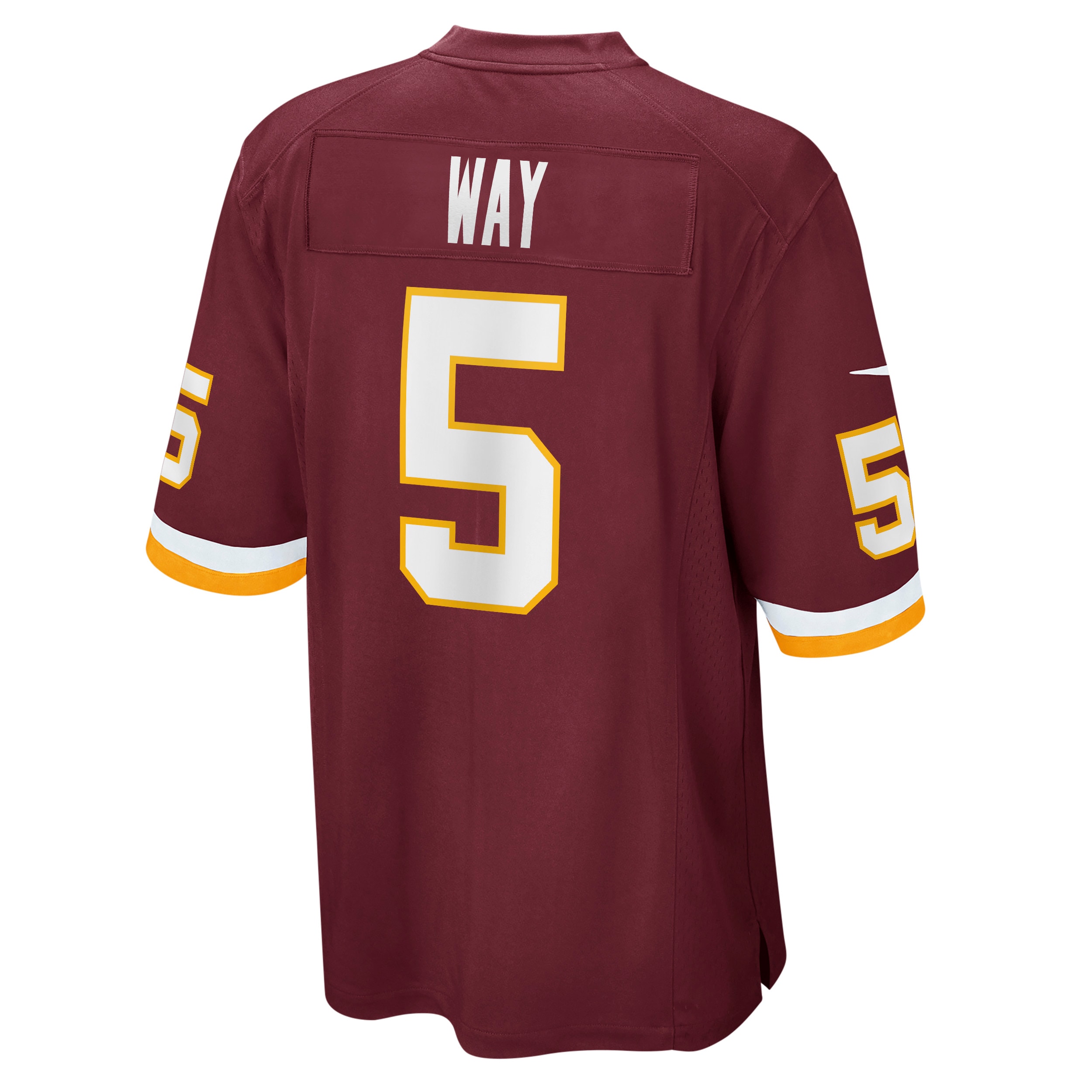 Tress Way Washington Football TeamGame Player Jersey - Burgundy