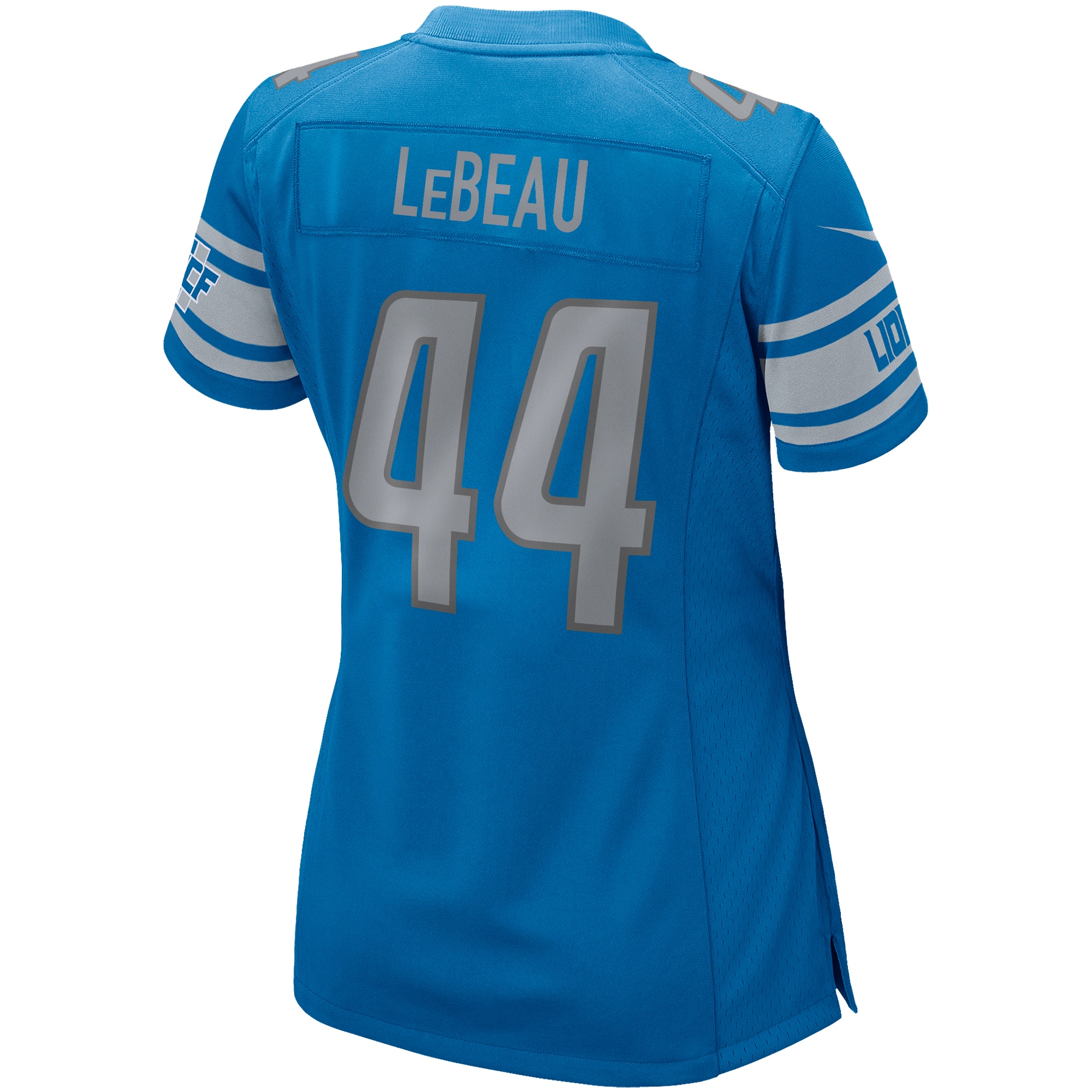 Dick LeBeau Detroit Lions Women's Game Retired Player Jersey - Blue