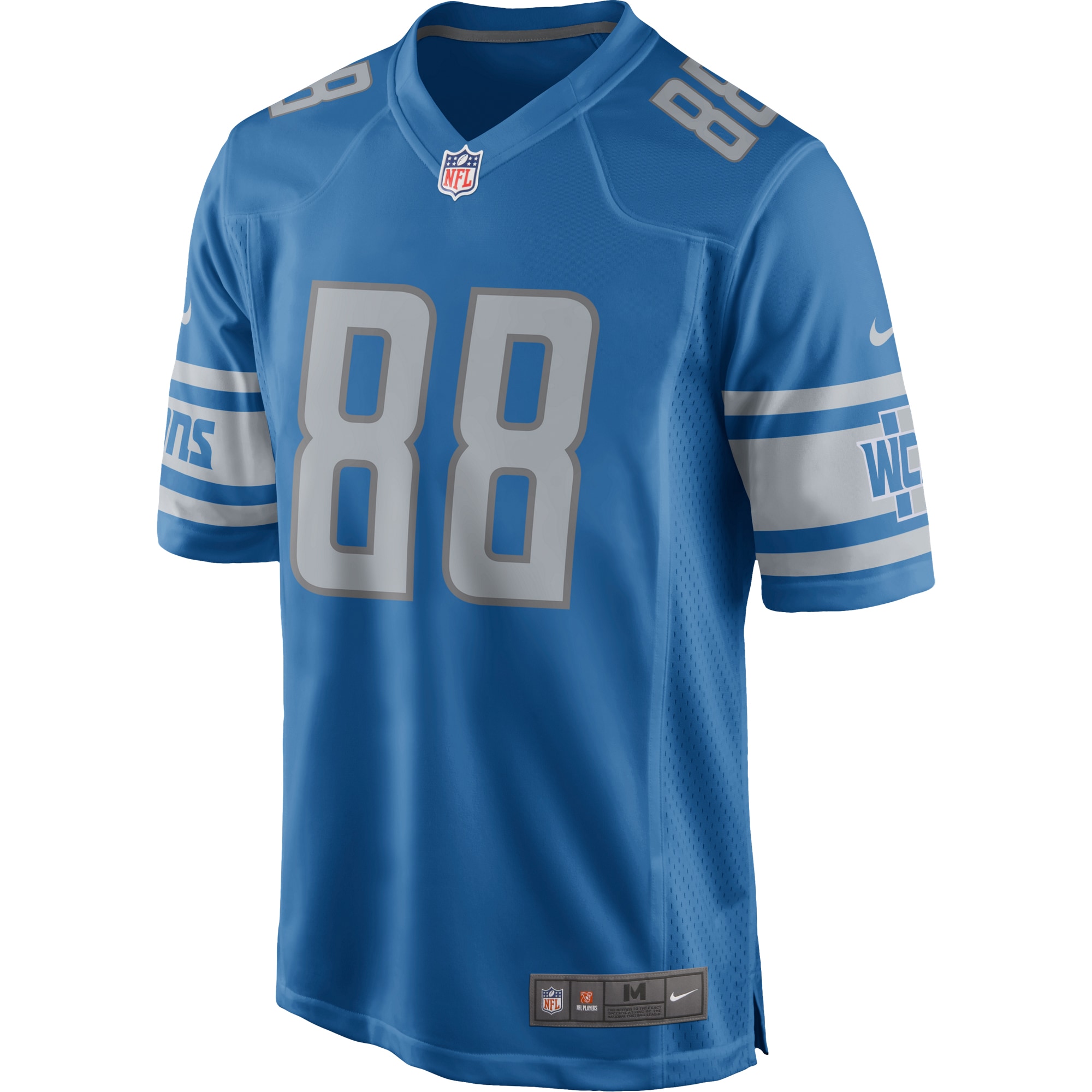 T.J. Hockenson Detroit LionsGame Jersey - Blue