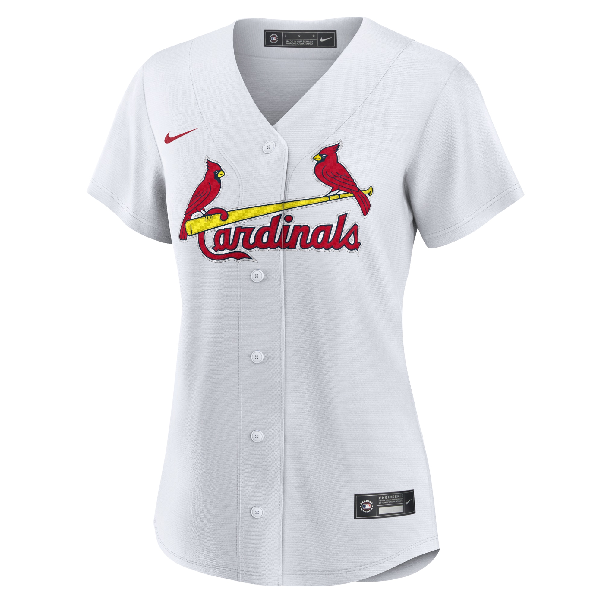St. Louis Cardinals Women's Home Replica Team Jersey - White